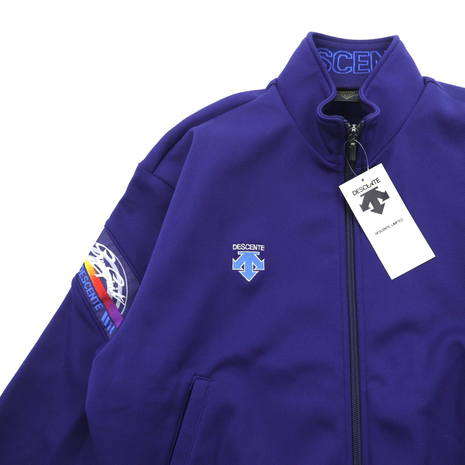 DESCENTE 90年代 日本製 トラックジャケット ジャージ M ネイビー 未使用品