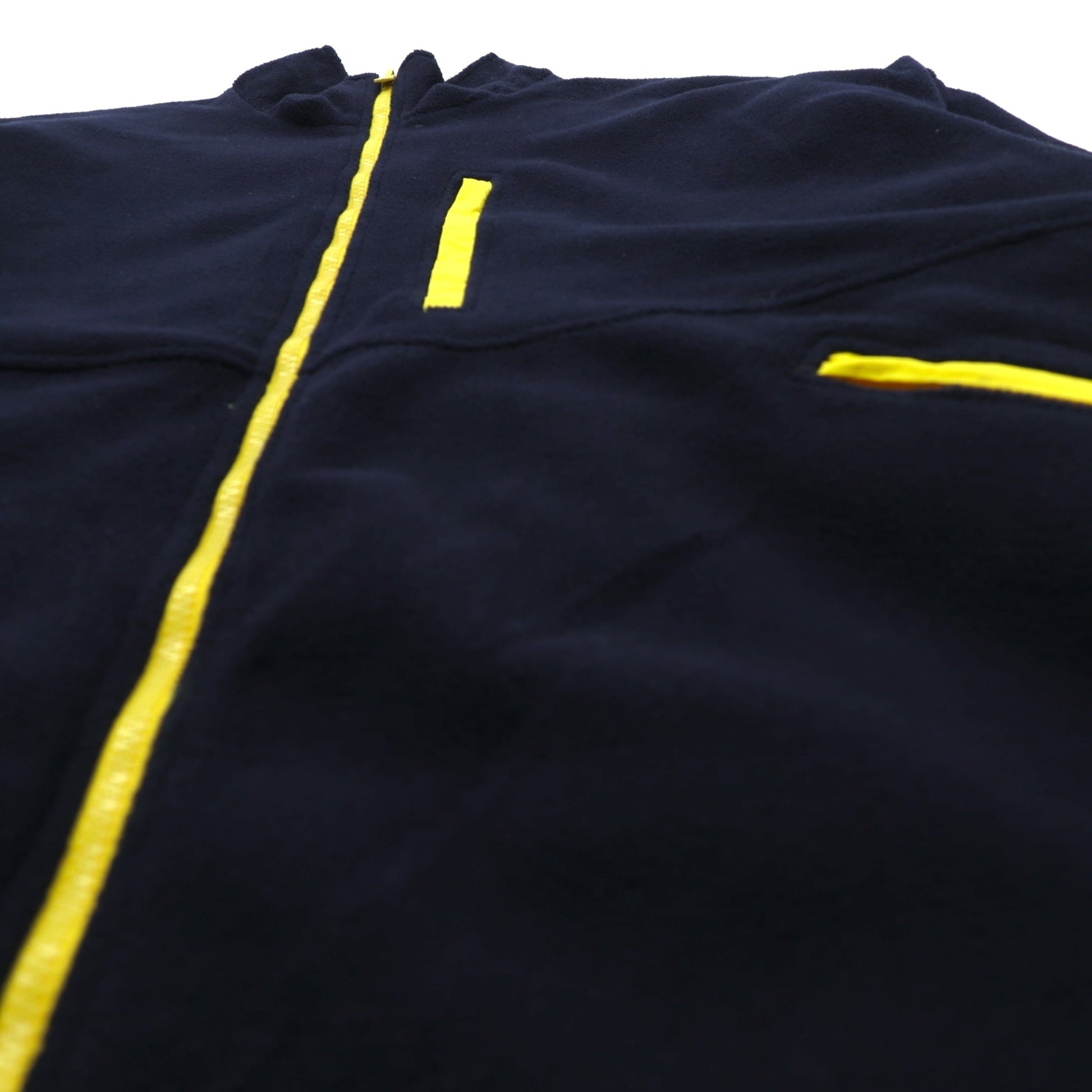 LACOSTE 90年代 リバーシブル ナイロンジャケット フリースジャケット XL ドローコード ジップアップ スタンドカラー