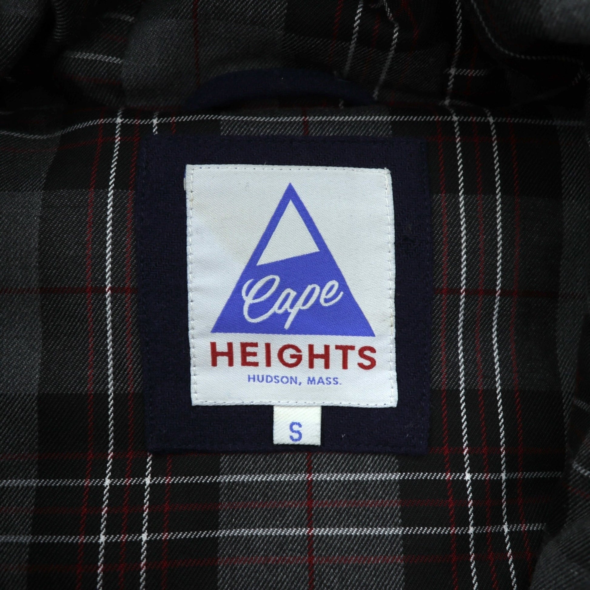 International Gallery BEAMS 別注 Cape HEIGHTS ダウンジャケット S ネイビー ダブルジップ ダッフル Landis WOOL CH9111818