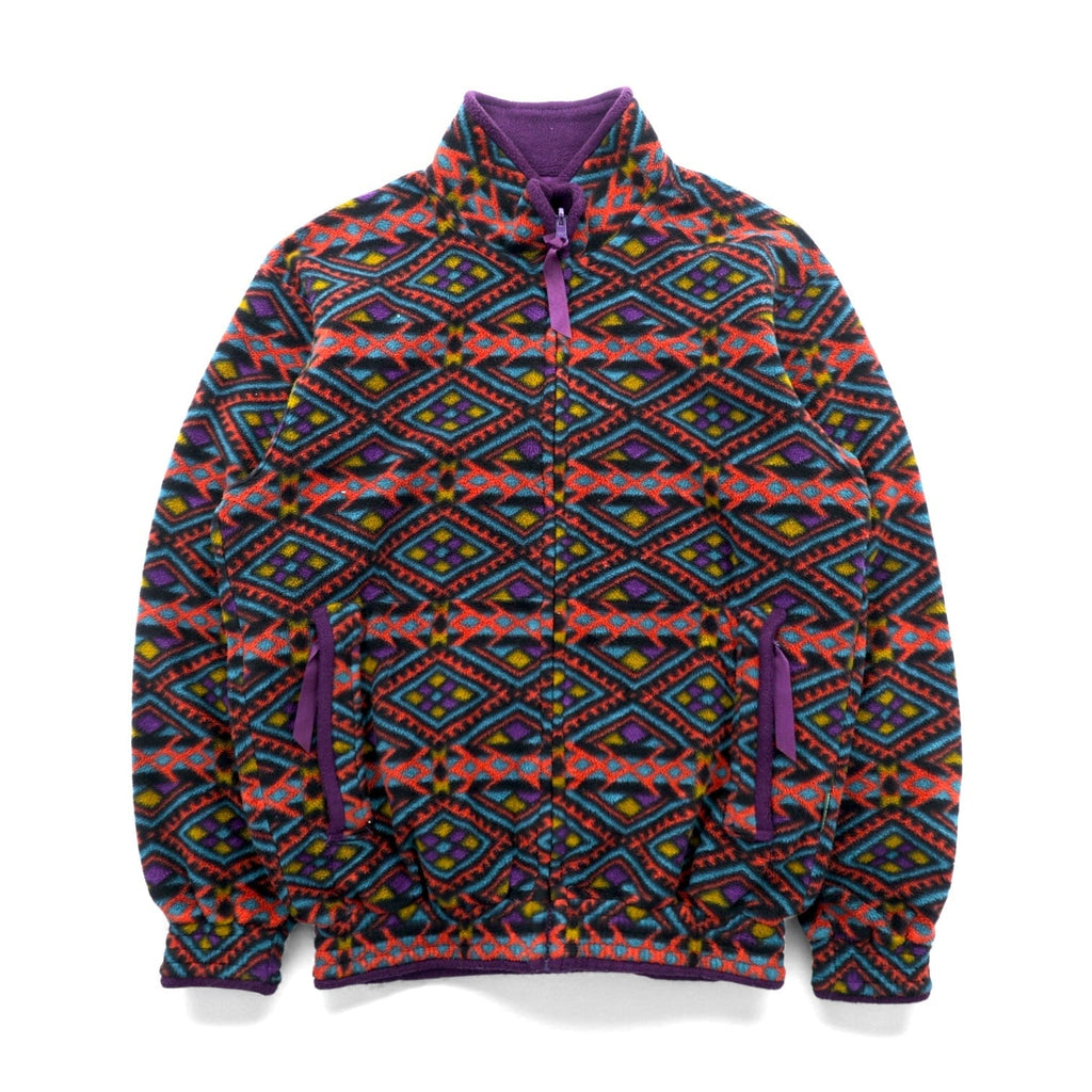 TARAS BOULBA 90年代 ポーラテック POLARTEC 総柄 フリースジャケット L マルチカラー 日本製
