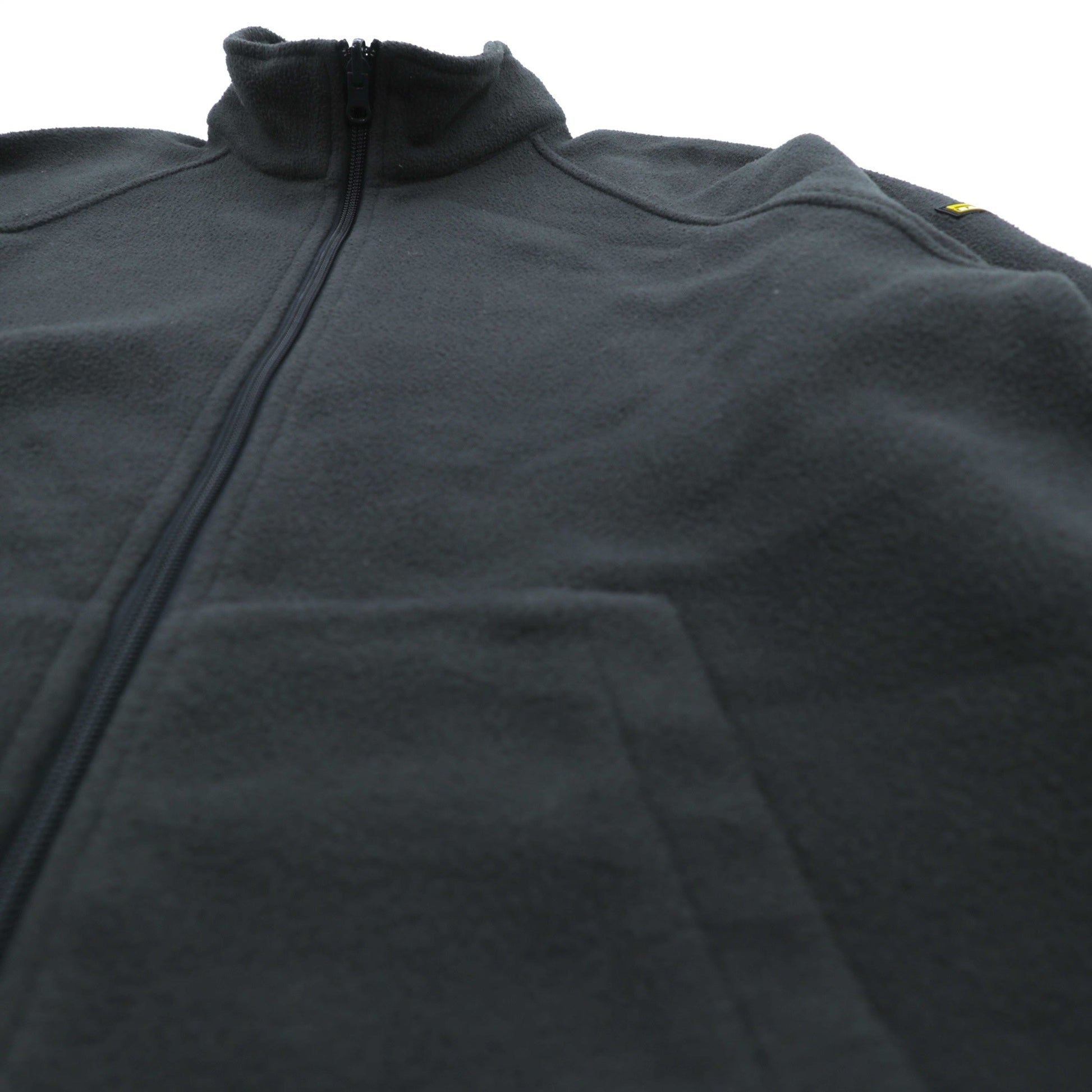 Polo Ralph Lauren 90年代 フルジップ フリースジャケット M グレー スタンドカラー カンガルーポケット