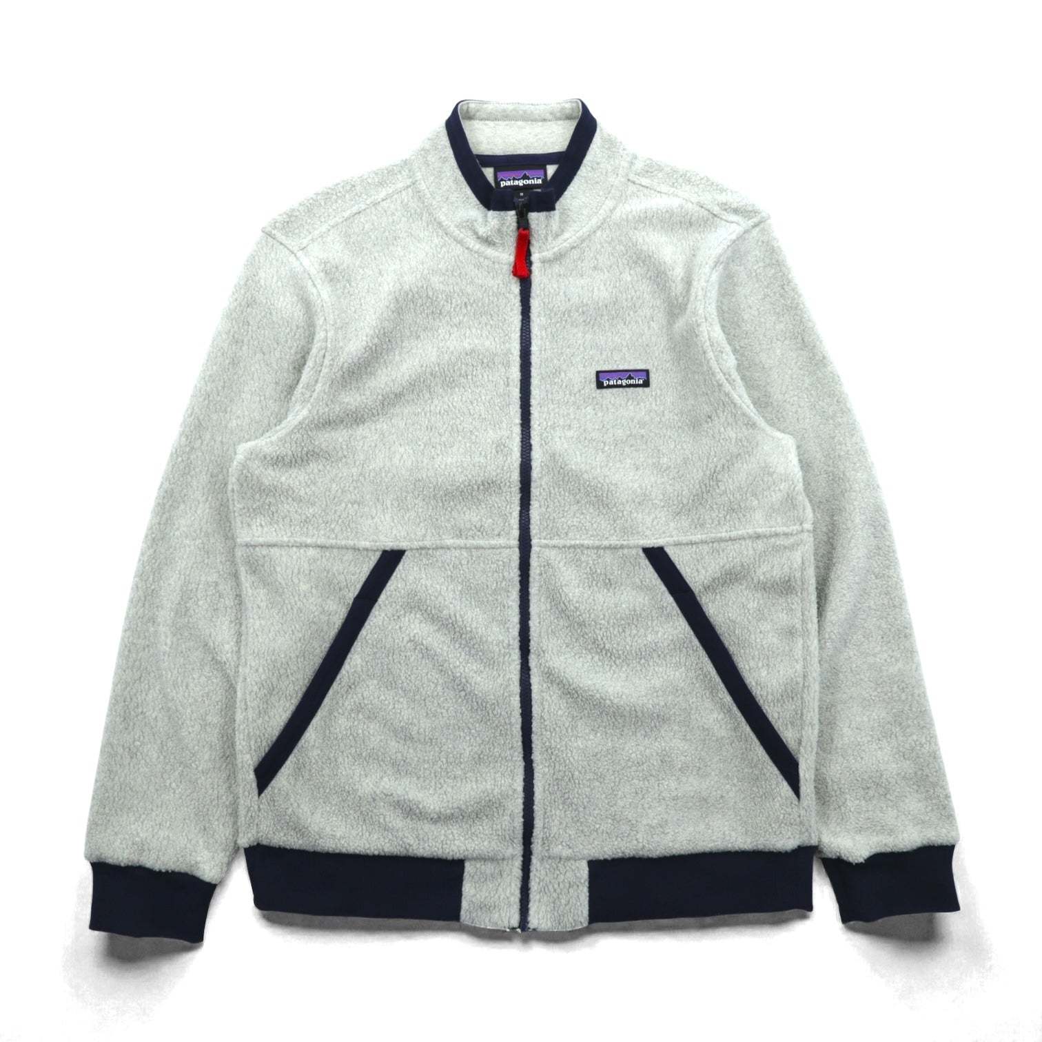 Patagonia シアーリング フルジップ ボア フリースジャケット M  オートミール ポリエステル 26125