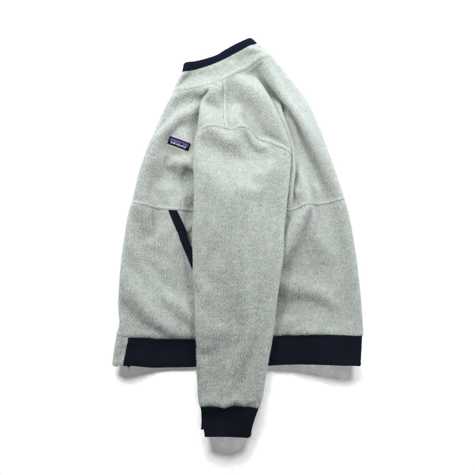 Patagonia シアーリング フルジップ ボア フリースジャケット M  オートミール ポリエステル 26125