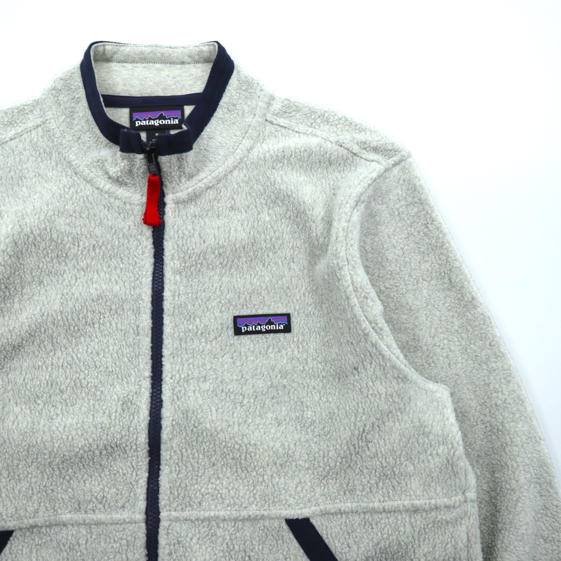 Patagonia シアーリング フルジップ ボア フリースジャケット M  オートミール ポリエステル 26125