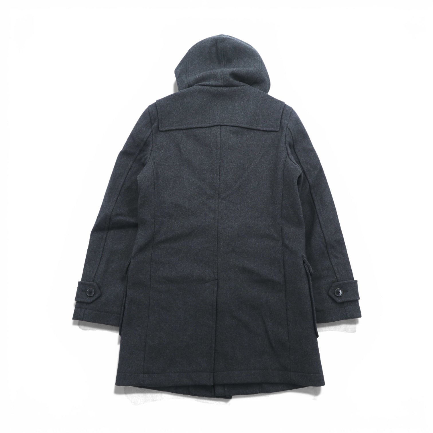 BARNEYS NEW YORK ダッフルコート XL グレー ウール トグルボタン フード付き