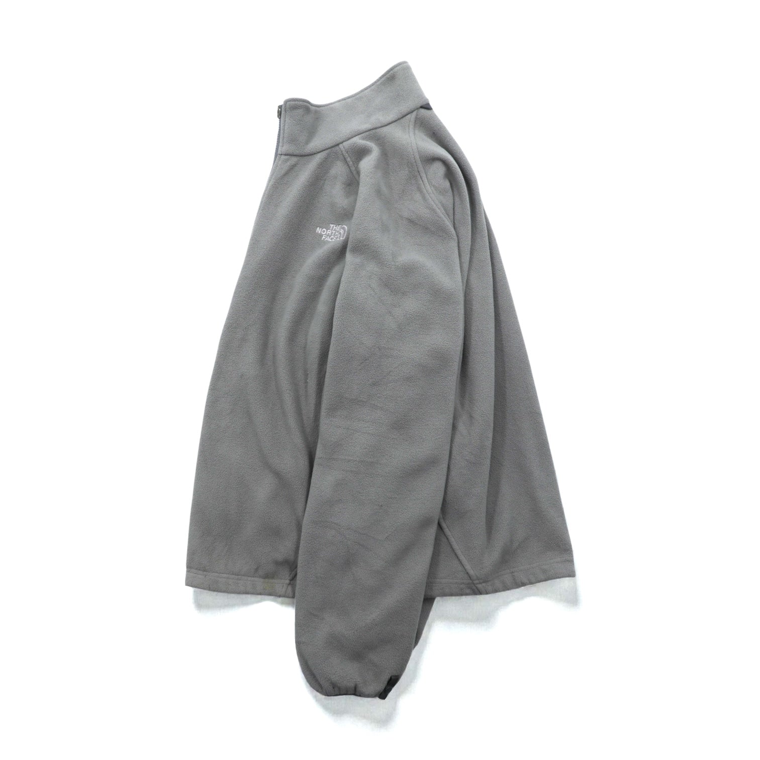 THE NORTH FACE フルジップ フリースジャケット M グレー スタンドカラー AXM6