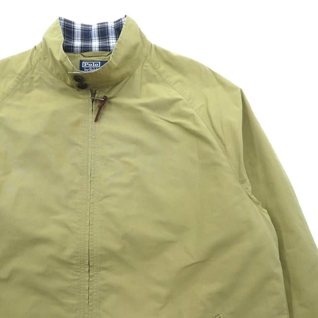 Polo Ralph Lauren 90年代 ハーフコート ハンティングジャケット L ベージュ ダブルジップ
