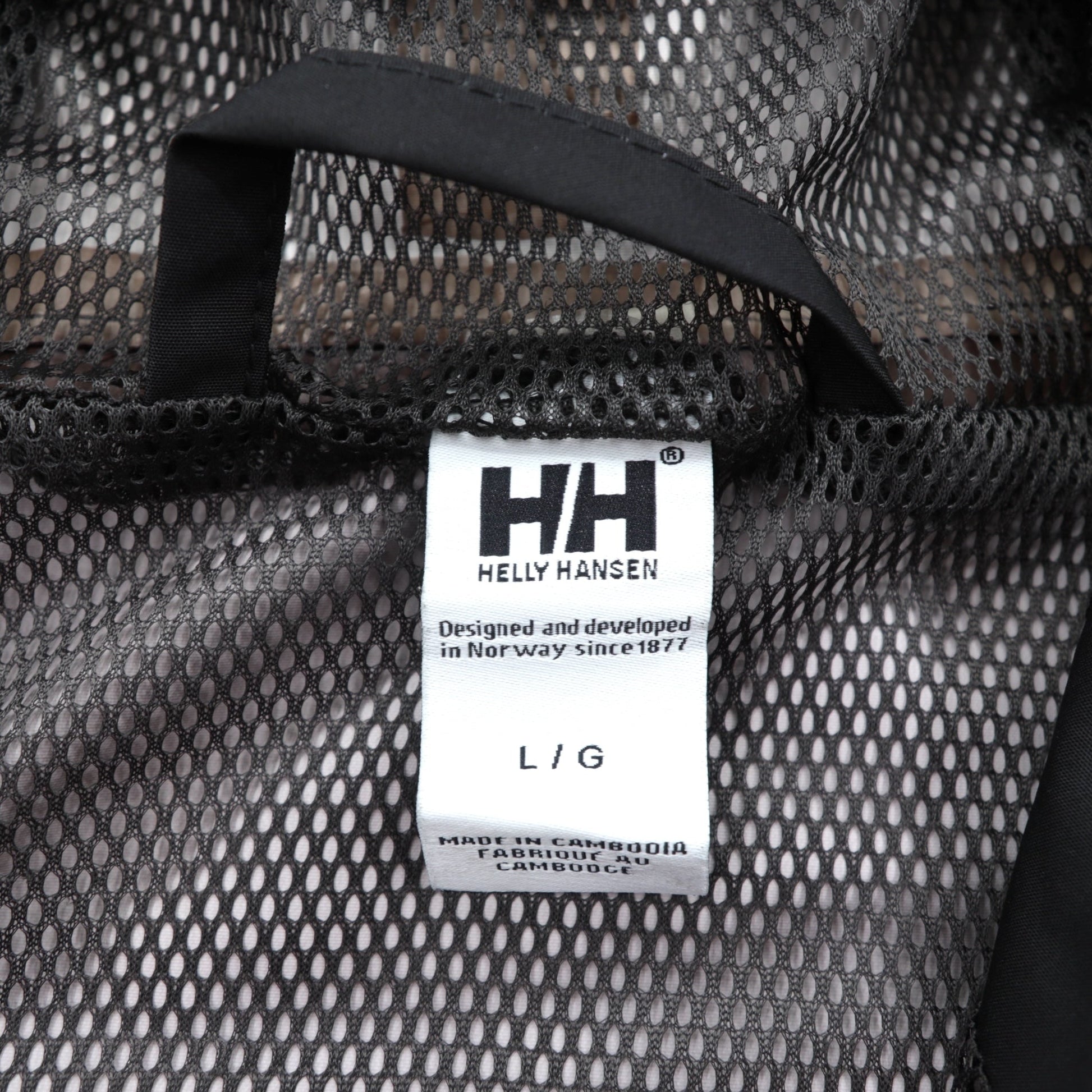 HELLY HANSEN 防水 レインジャケット マウンテンパーカー L ブラック ドローコード SEVEN J Rain Jacket HELLY TECH NB4 62047