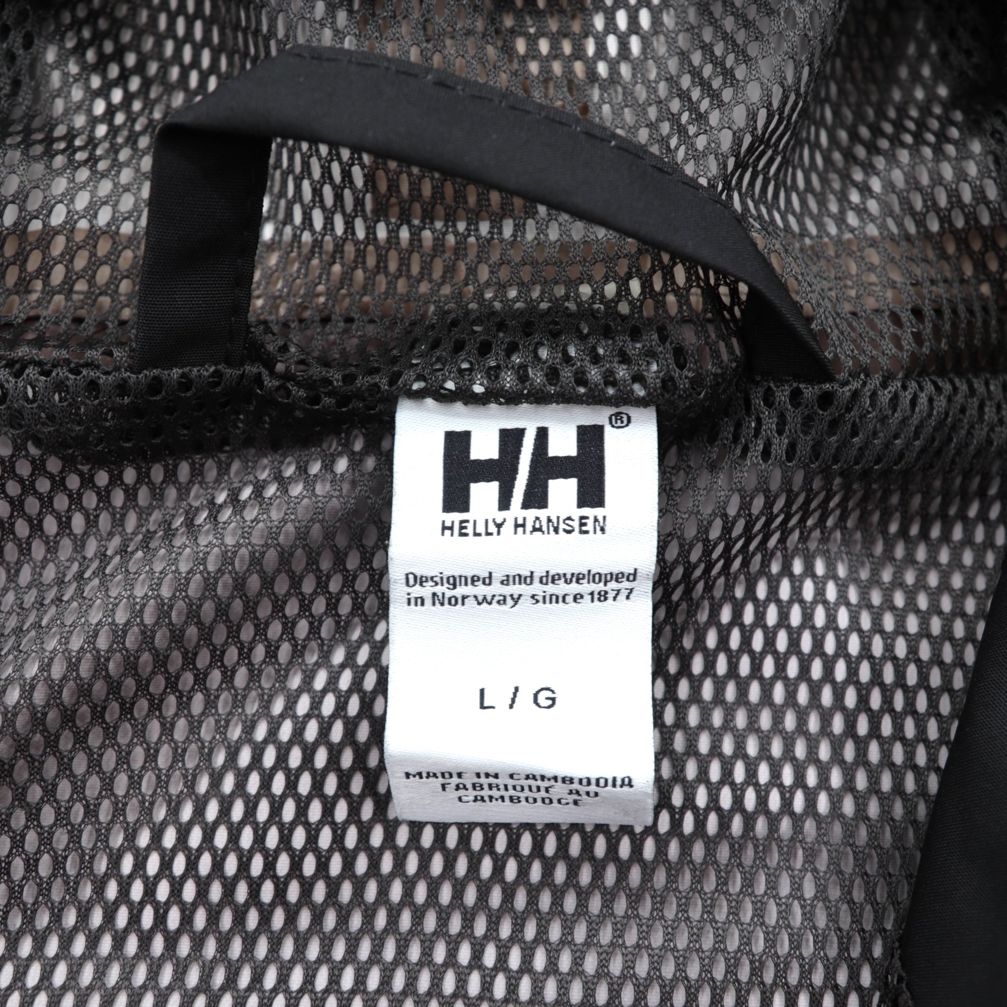 HELLY HANSEN 防水 レインジャケット マウンテンパーカー L ブラック ドローコード SEVEN J Rain Jacket HELLY TECH NB4 62047