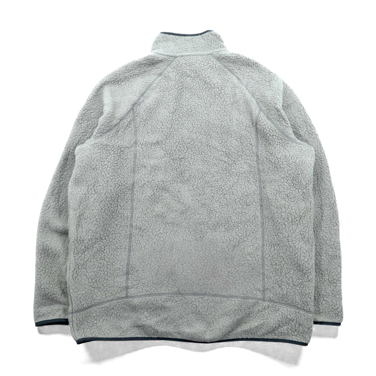 Patagonia レトロパイル フルジップ フリースジャケット 2XL グレー 胸ポケット 22801