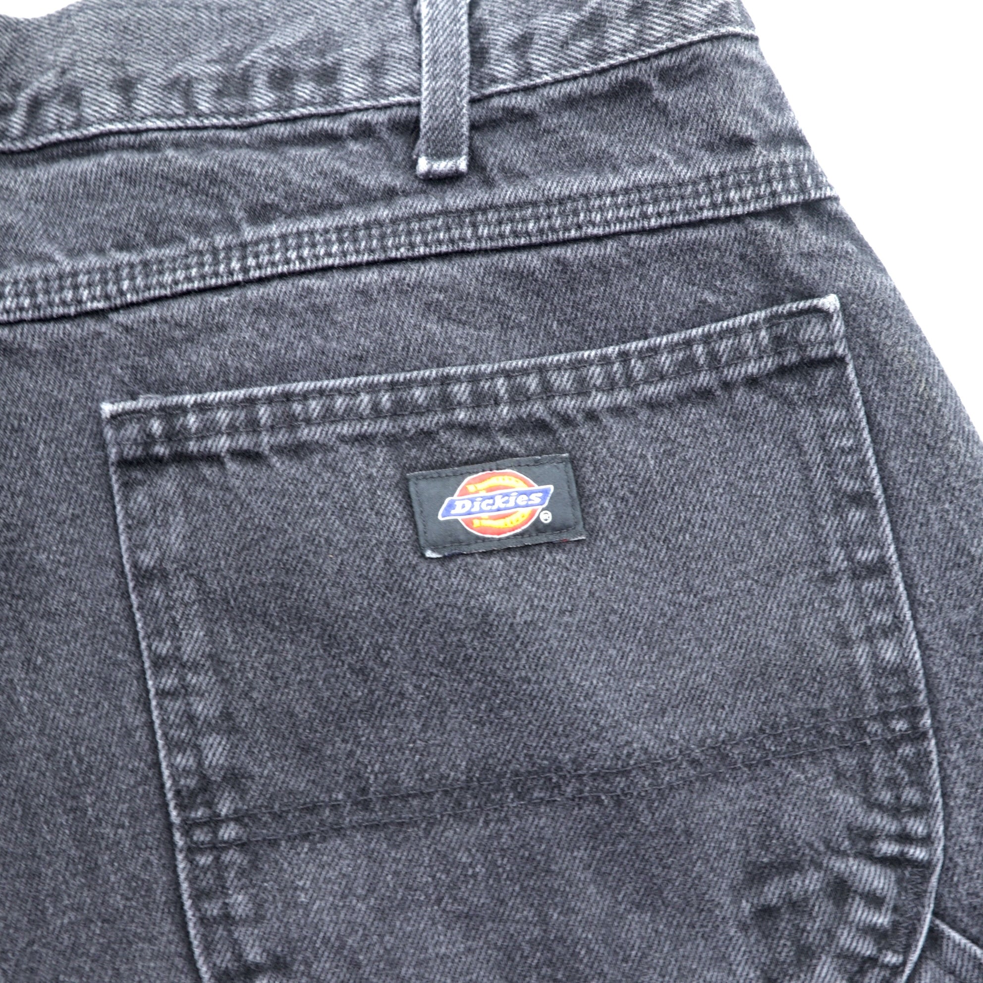 Dickies ブラック デニムペインターパンツ ジーンズ XL ブラック CARPENTER 1993RBB