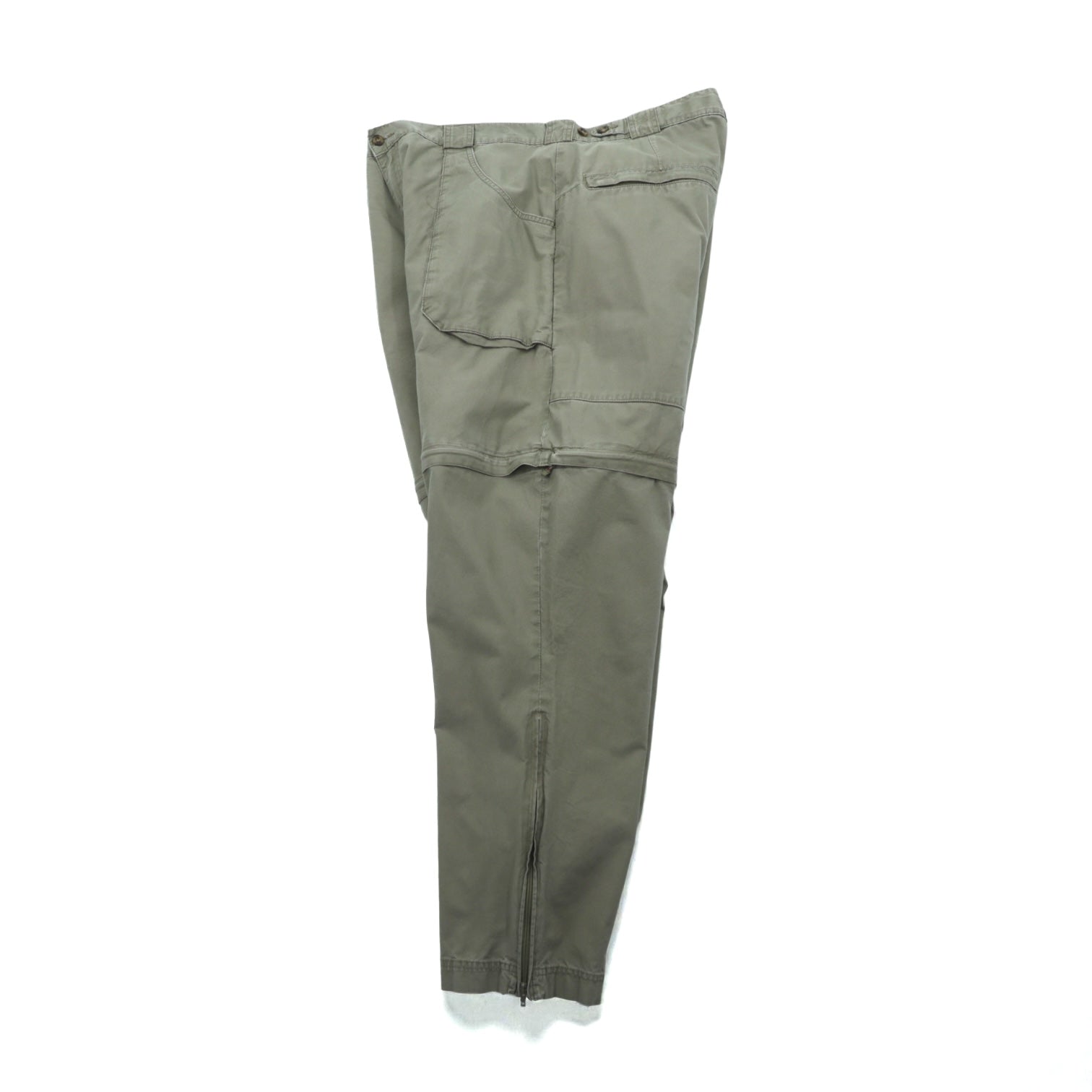 Cabela’s OUTDOORS 2WAY コンバーチブル カーゴパンツ XL カーキ コットン