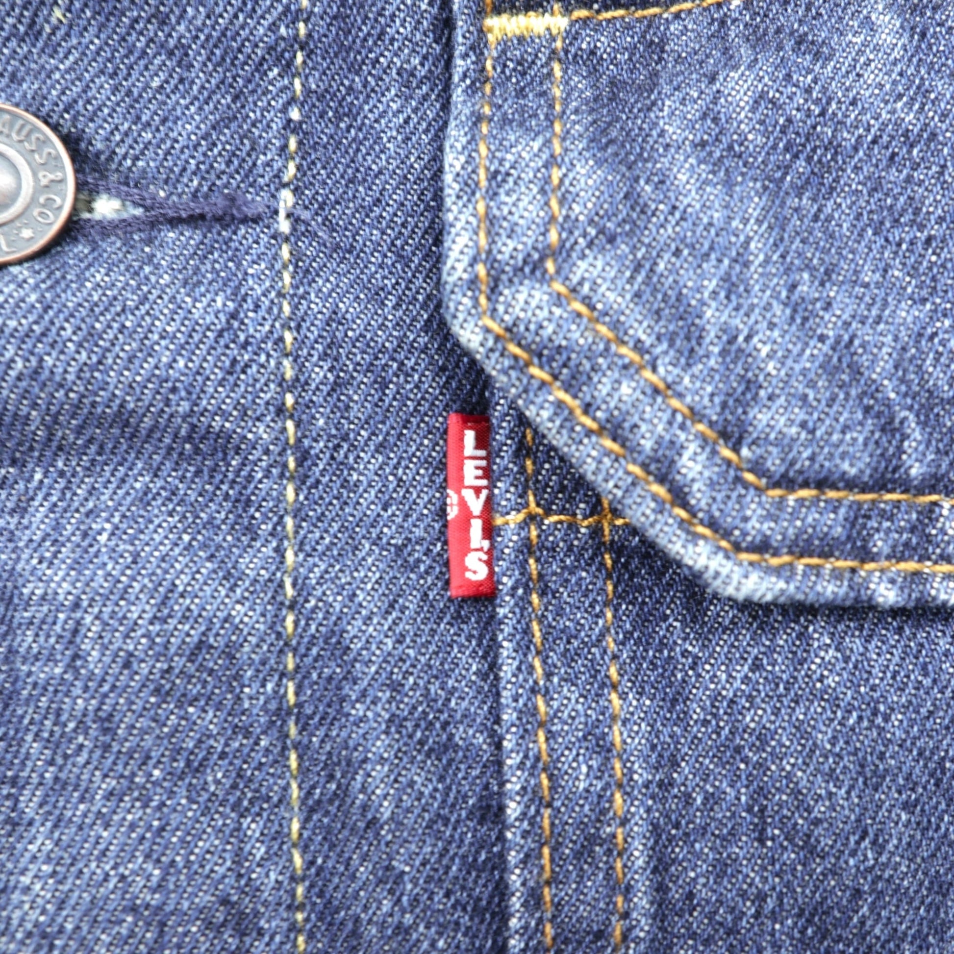 Levi's PREMIUM ビッグE 1st タイプ トラッカージャケット デニムジャケット Gジャン M インディゴ ビッグサイズ A0638-0001