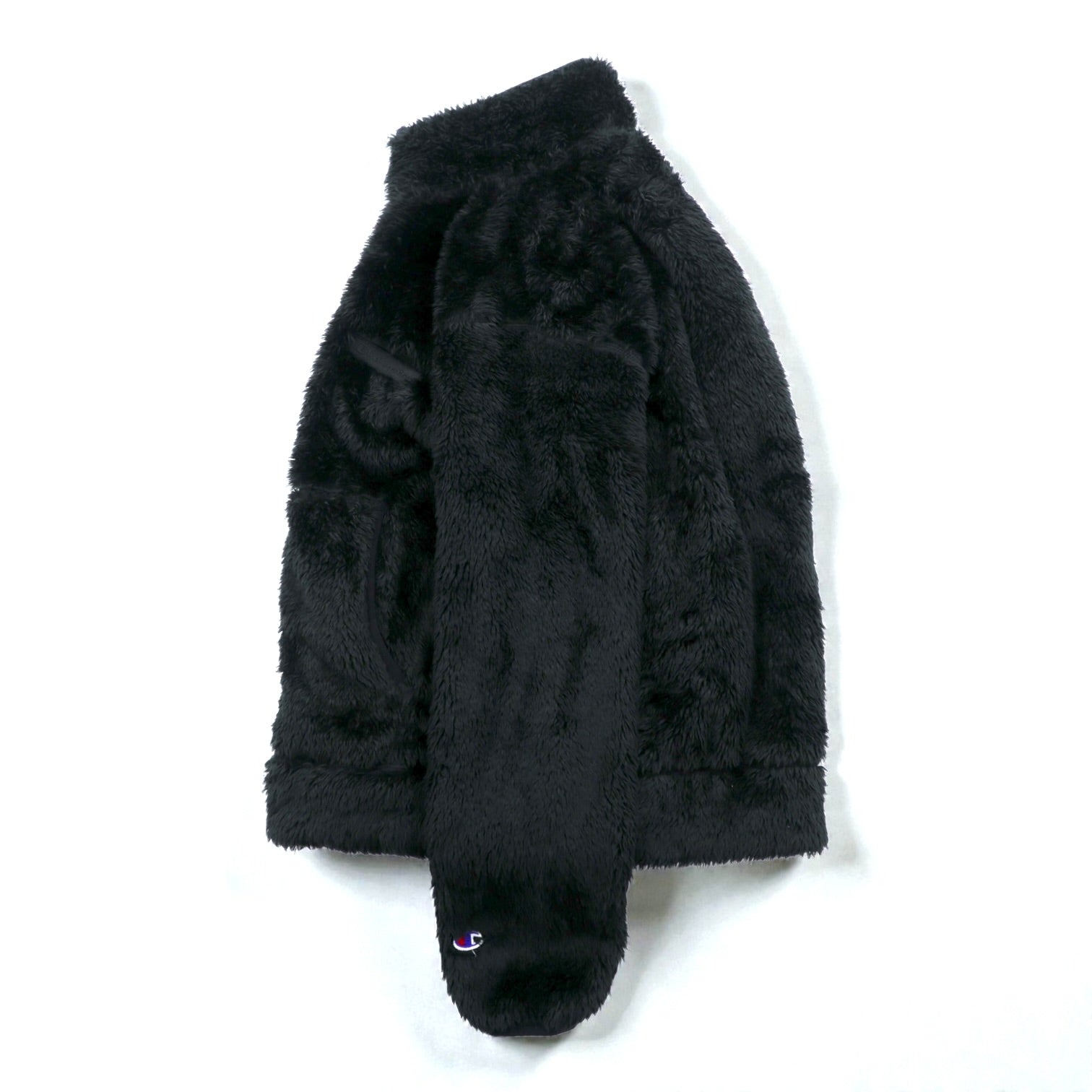 Champion シェルパ  フリースジャケット M ブラック スタンドカラー Sonny Label 別注 C8-U613