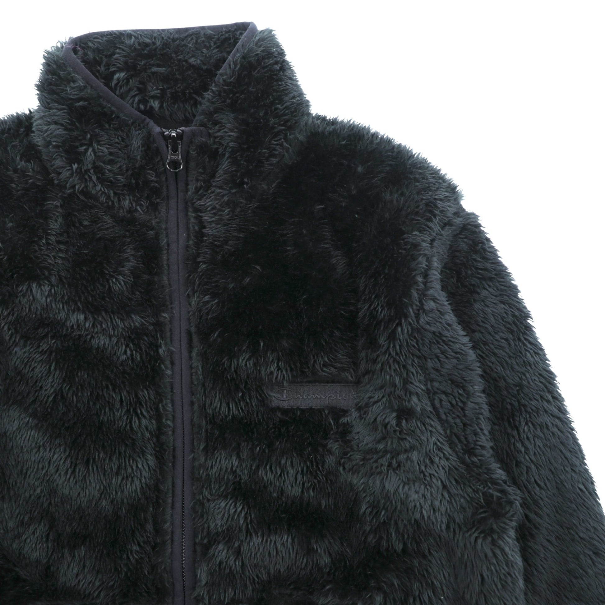 Champion シェルパ  フリースジャケット M ブラック スタンドカラー Sonny Label 別注 C8-U613