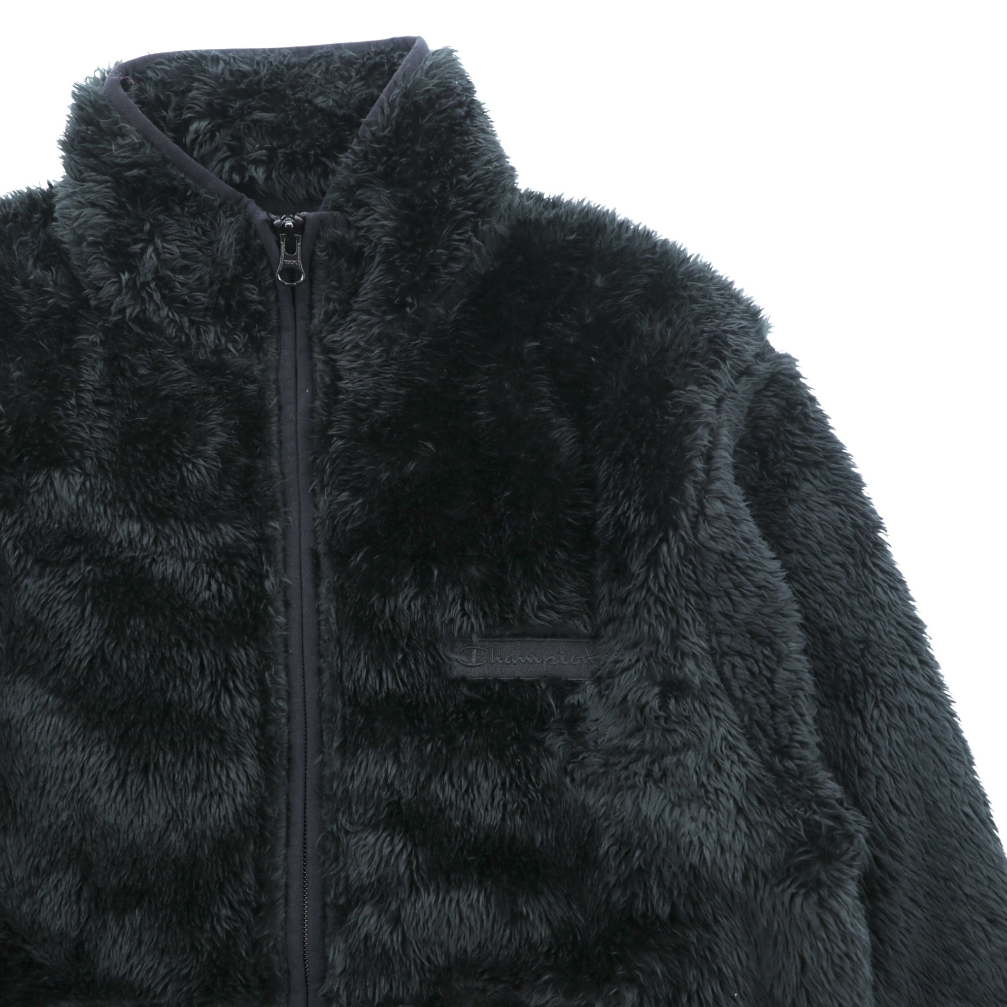 Champion シェルパ  フリースジャケット M ブラック スタンドカラー Sonny Label 別注 C8-U613