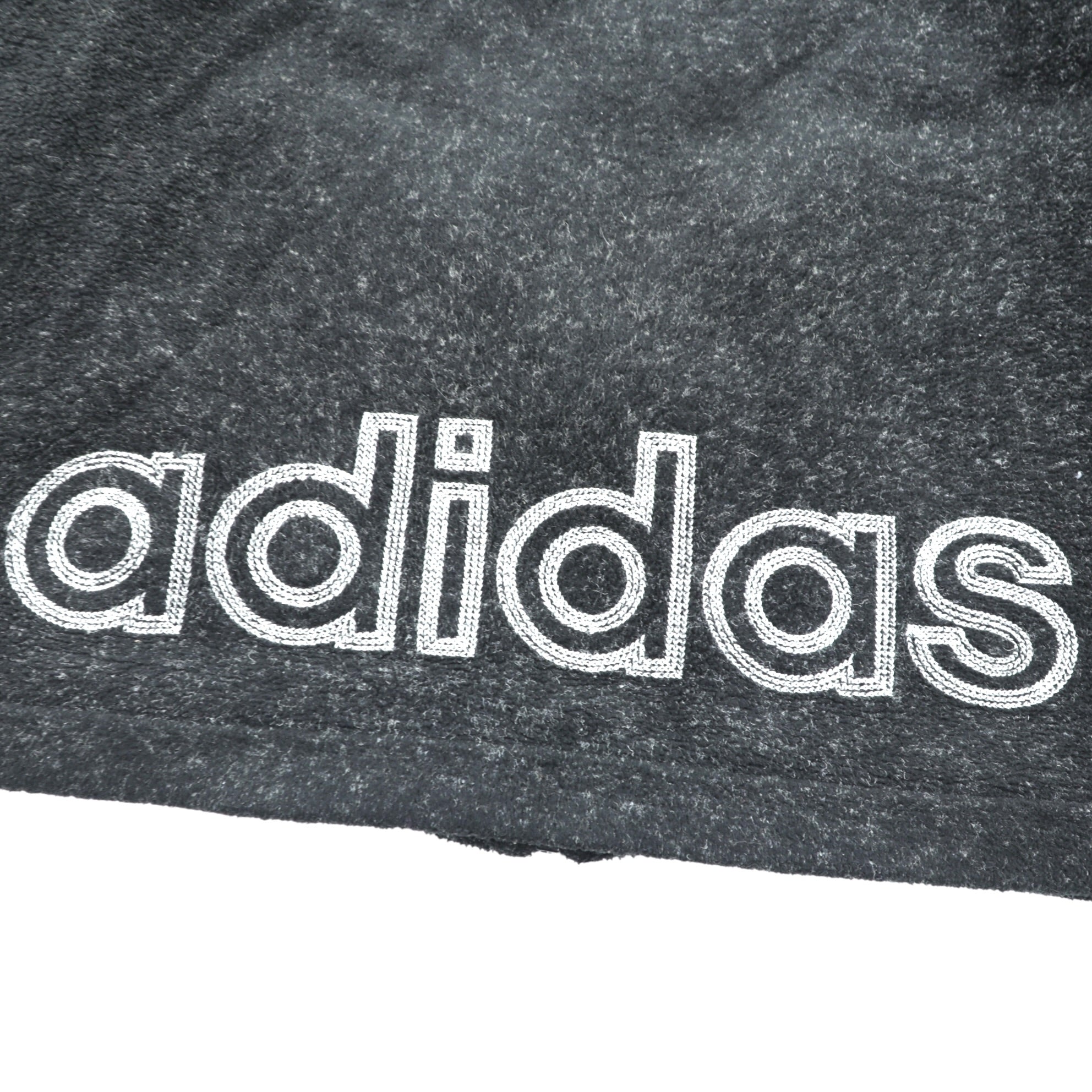 adidas 90年代 デサント社製 フリースジャケット M ブラック スタンドカラー ADVENTURE 日本製