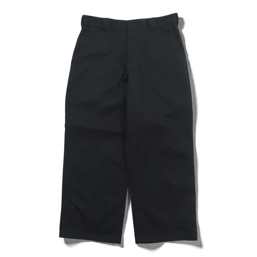 Dickies ワイド チノパンツ ワークパンツ L ブラック ポリエステル G11013BK
