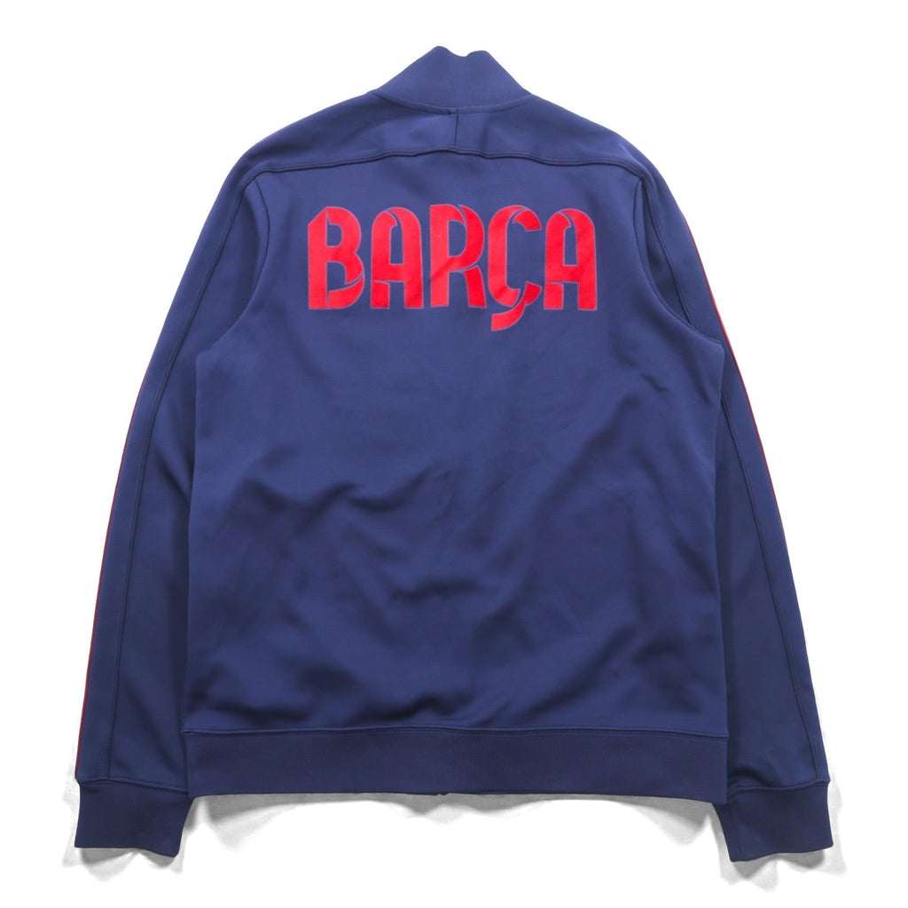 NIKE トラックジャケット FCバルセロナ ジャージ L ネイビー サイドライン 542394-410