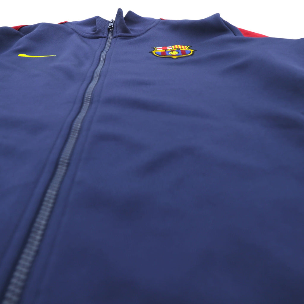 NIKE トラックジャケット FCバルセロナ ジャージ L ネイビー サイドライン 542394-410