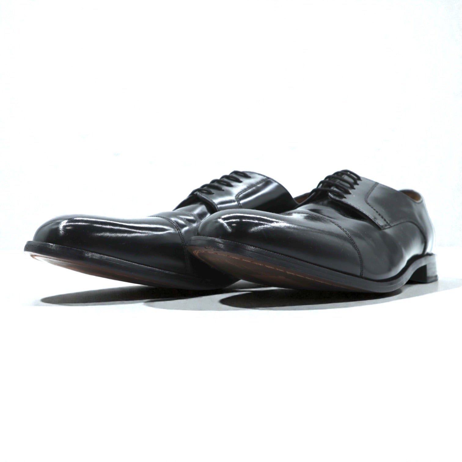 FLORSHEIM ストレートチップ ドレスシューズ 革靴 28.5cm ブラック 本革 レザー 外羽根 1222-001
