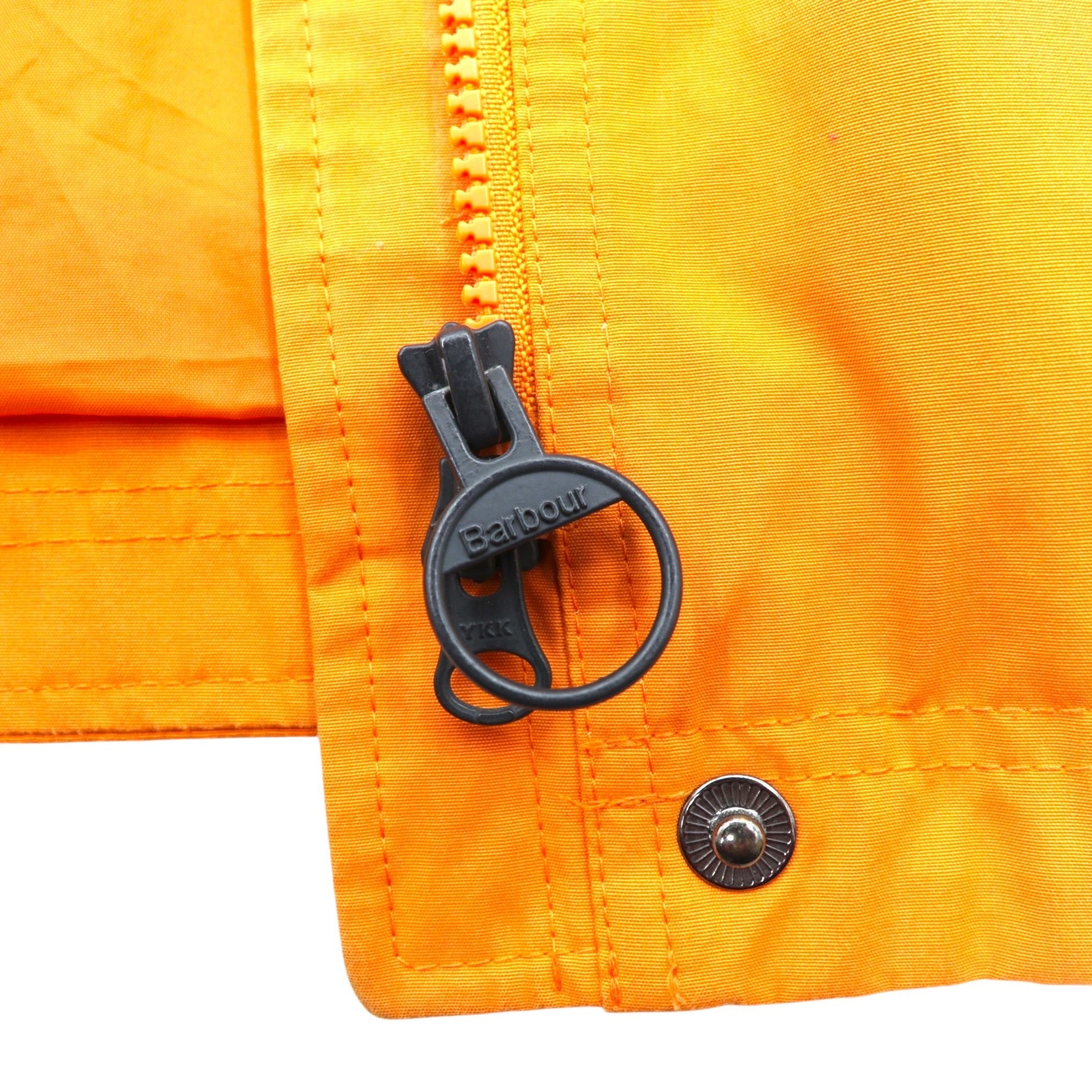 Barbour フード着脱式 ナイロンジャケット マウンテンパーカー M オレンジ 防水 トラモンタン TRAMONTANE JACKET WEATHER COMFORT LWB0529OR53