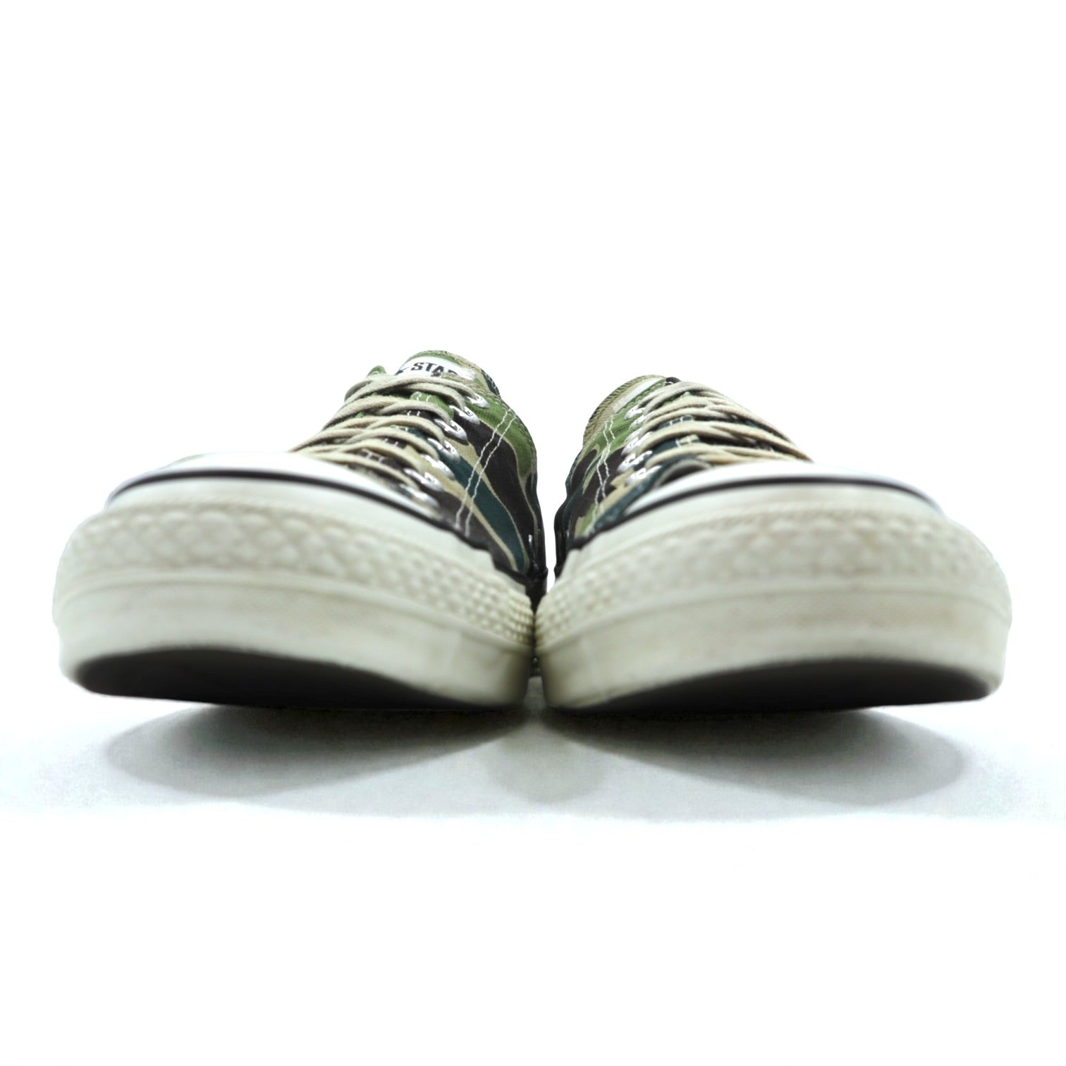 CONVERSE 日本製 オールスター ALL STAR カモフラ キャンバス ローカットスニーカー 27cm カーキ J 83 6 MH01