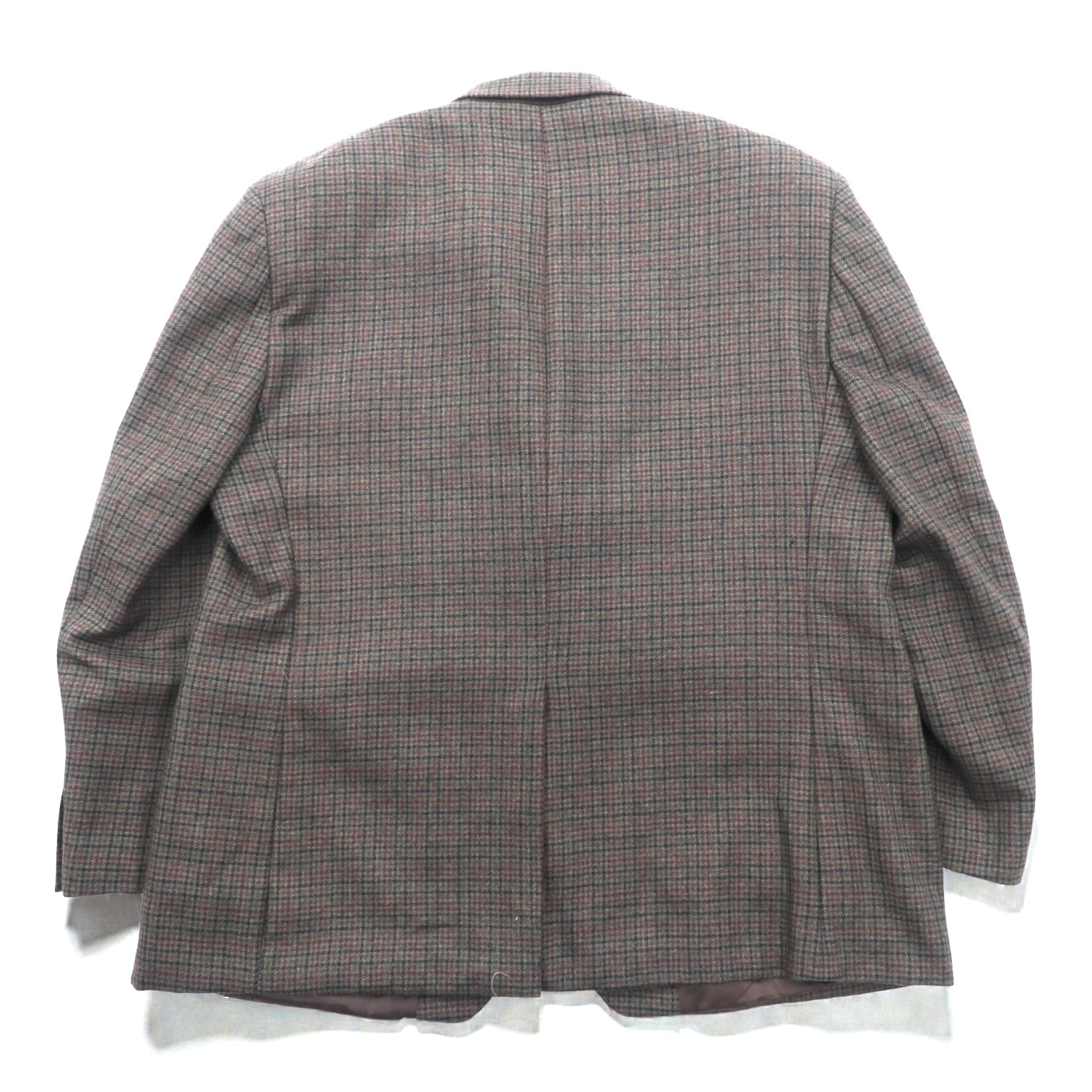 LAUREN RALPH LAUREN 2B テーラードジャケット ブレザー XL ブラウン ウール チェック