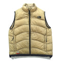 THE NORTH FACE アコンカグア Aconcagua Vest ダウンベスト L ベージュ ナイロン SUMMIT SERIES ND13300