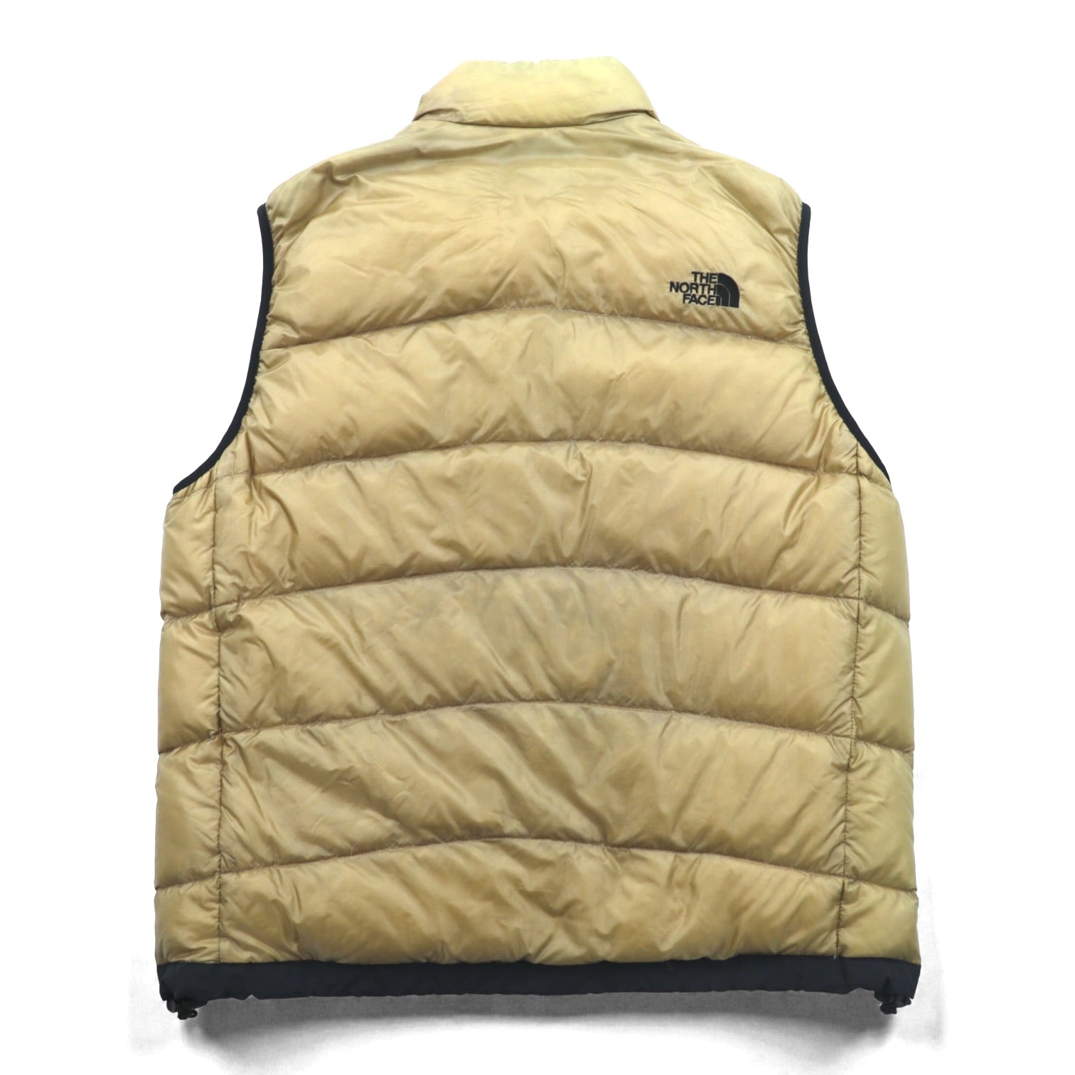 THE NORTH FACE アコンカグア Aconcagua Vest ダウンベスト L ベージュ ナイロン SUMMIT SERIES ND13300