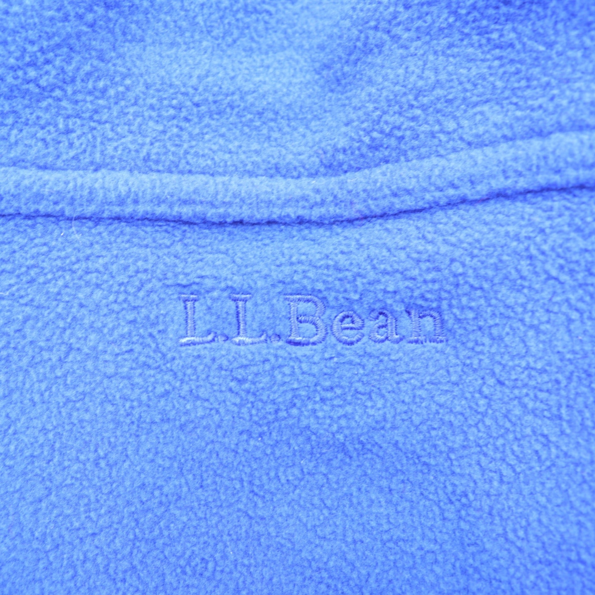 L.L.Bean フルジップ フリースジャケット XL ブルー ポリエステル 265276