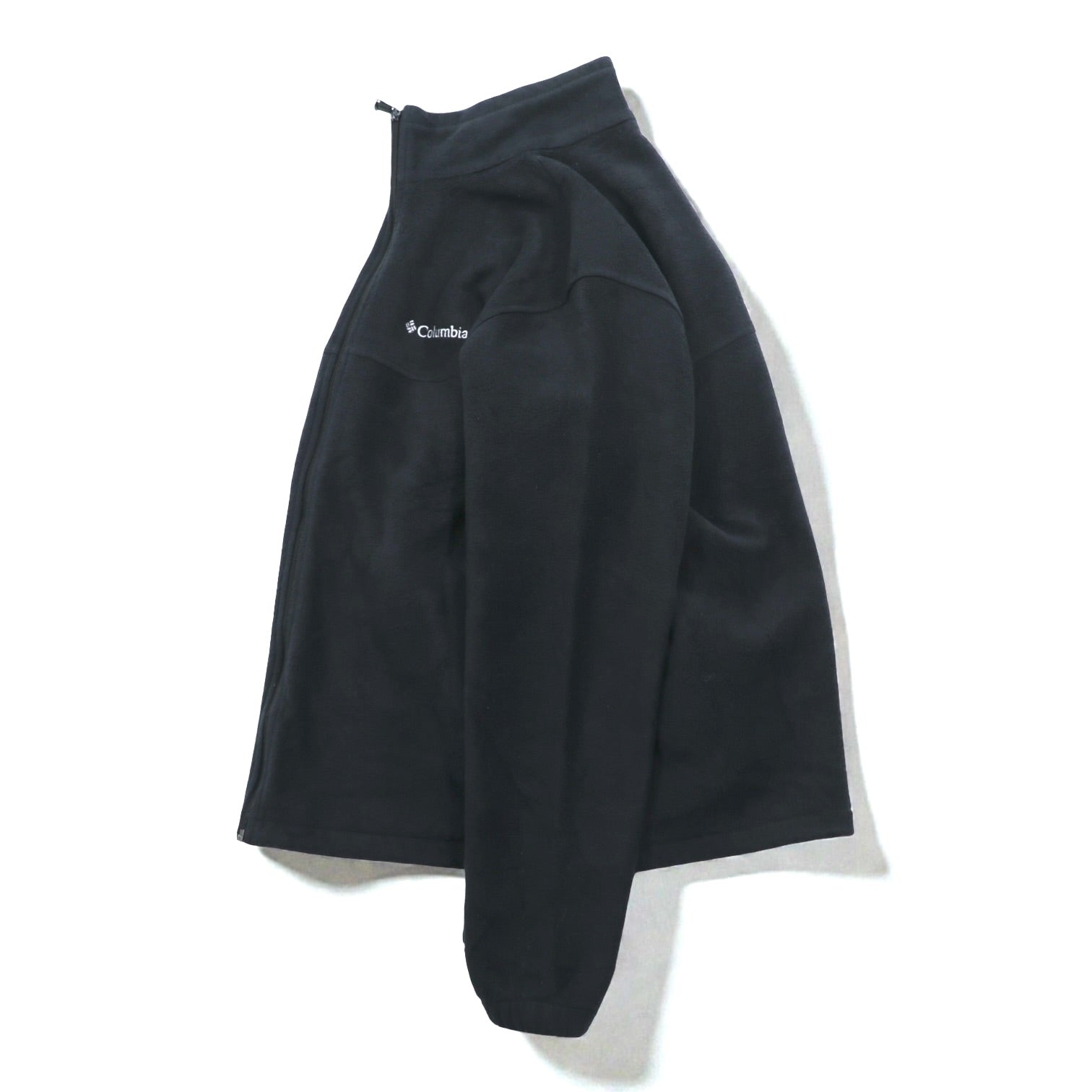 Columbia フリースジャケット XL ブラック ドローコード フルジップ MOUNTAIN FLEECE FULL ZIP JACKET XM6084