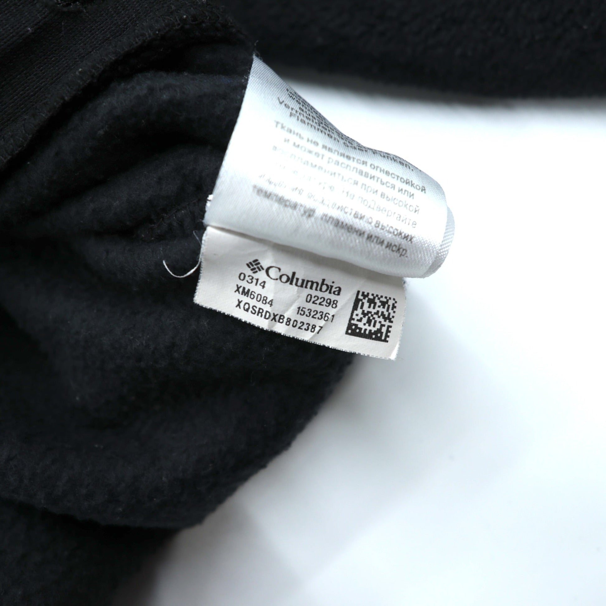 Columbia フリースジャケット XL ブラック ドローコード フルジップ MOUNTAIN FLEECE FULL ZIP JACKET XM6084