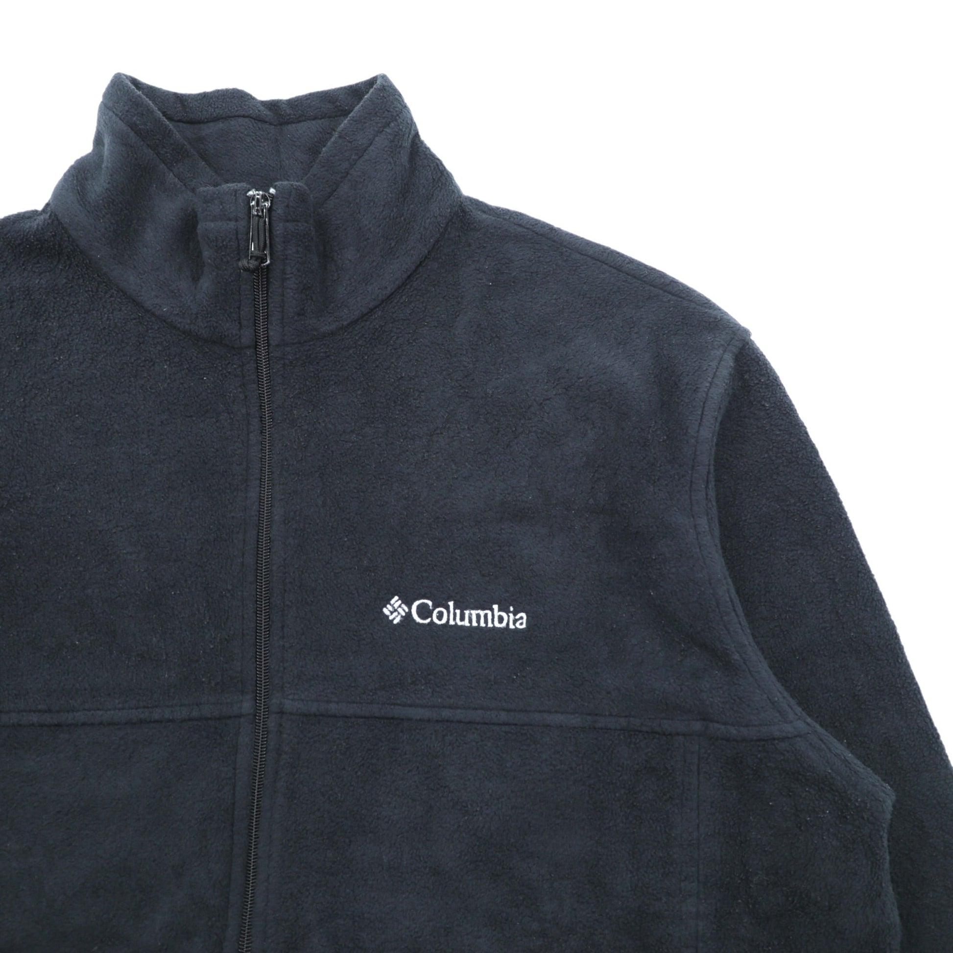 Columbia フリースジャケット XL ブラック ドローコード フルジップ MOUNTAIN FLEECE FULL ZIP JACKET XM6084