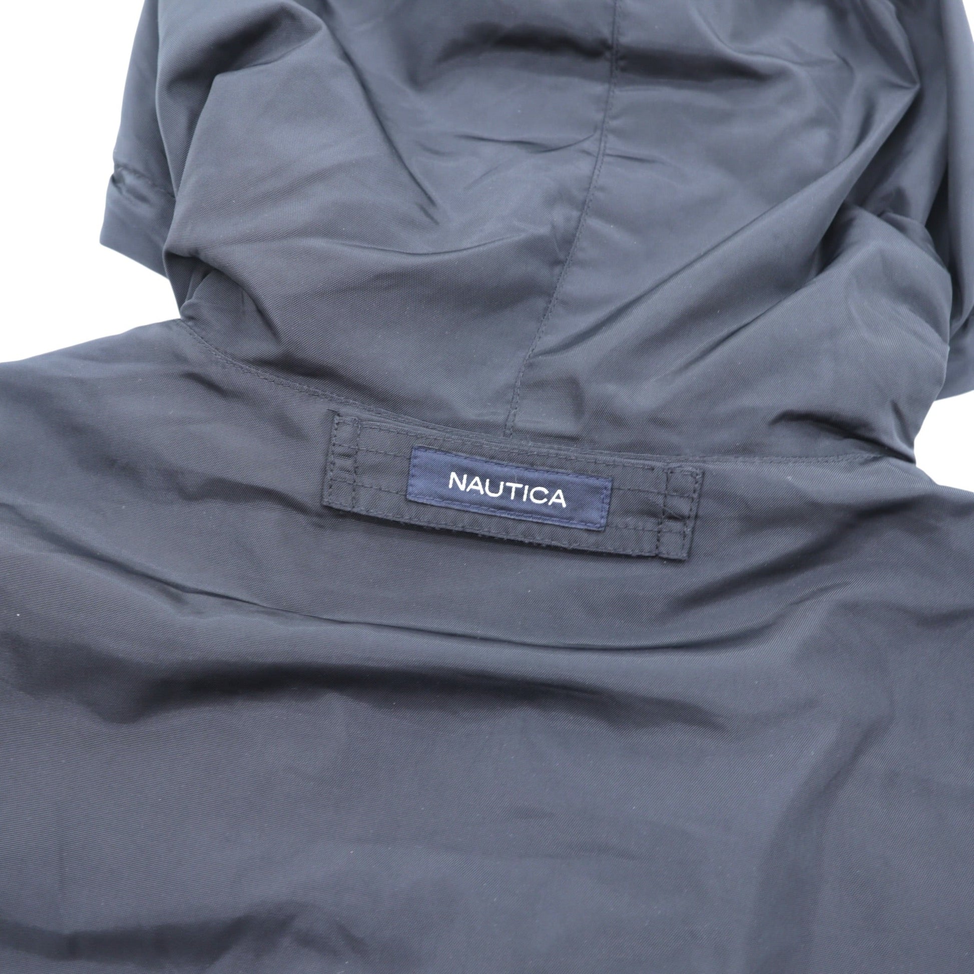 NAUTICA 90年代 N-3B Thermolite ACTIVE 中綿 フライトジャケット M ブラック ナイロン ドローコード ラビットパーカー