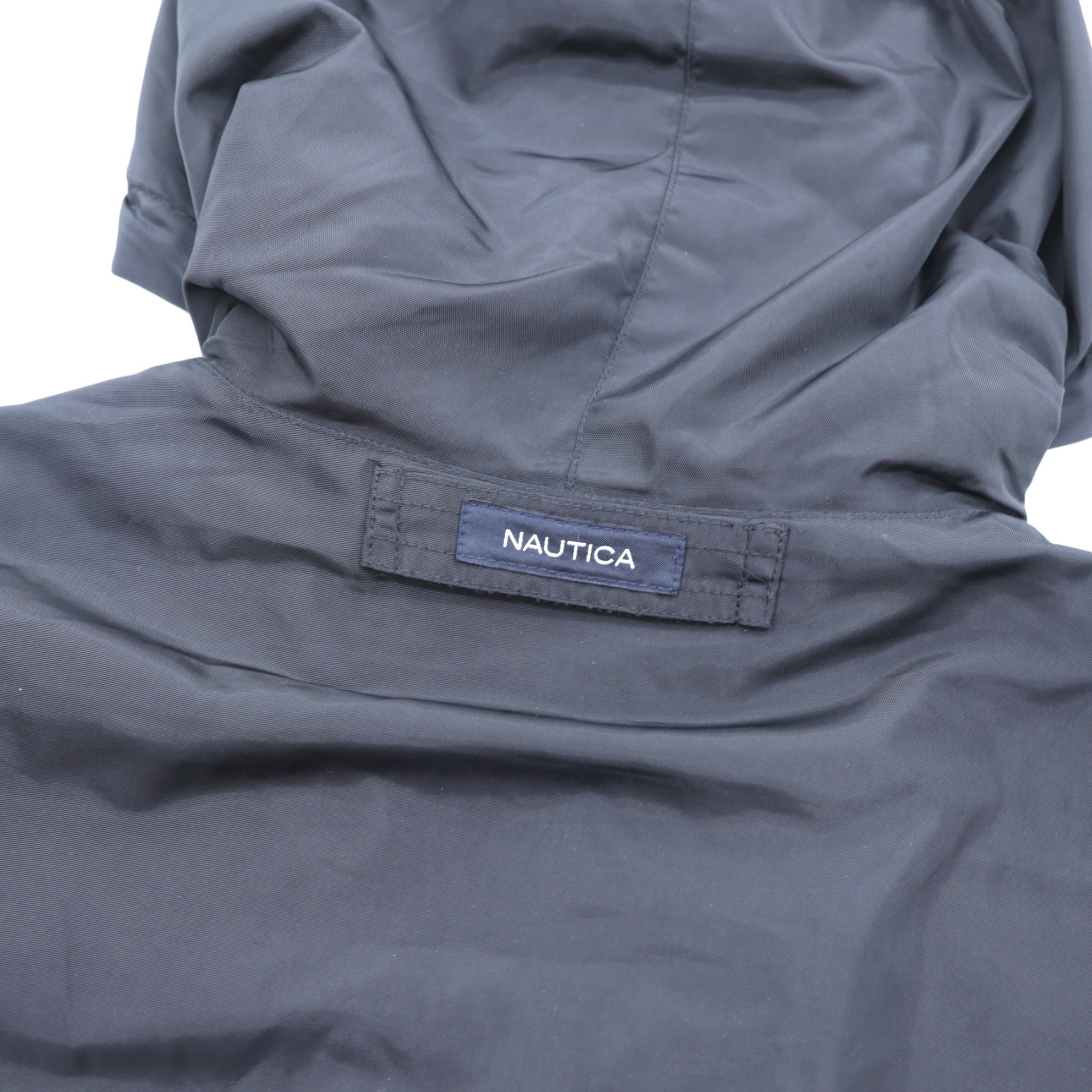 NAUTICA 90年代 N-3B Thermolite ACTIVE 中綿 フライトジャケット M ブラック ナイロン ドローコード ラビットパーカー