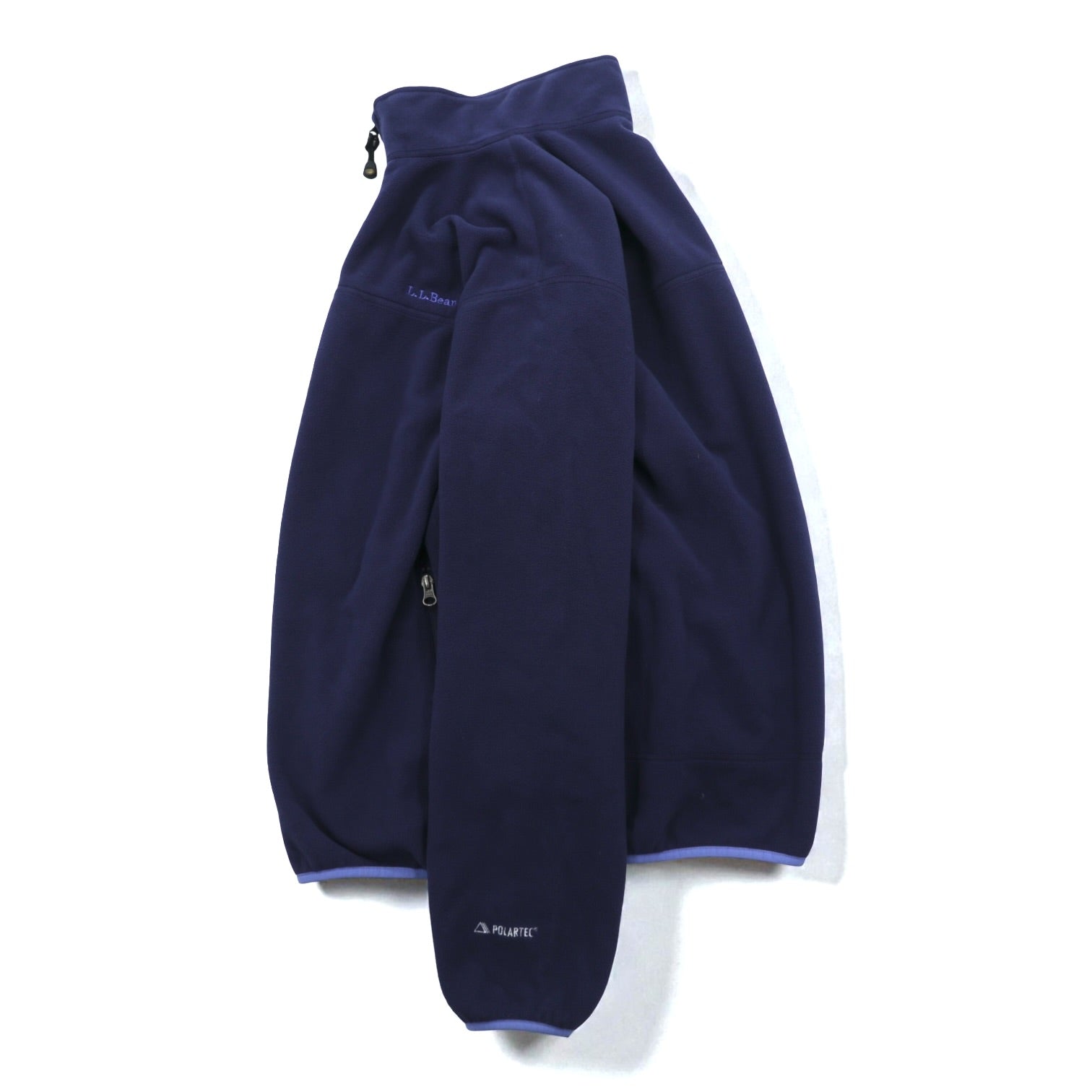 L.L.Bean ポーラテック POLARTEC フルジップ フリースジャケット L ネイビー ポリエステル AFW4