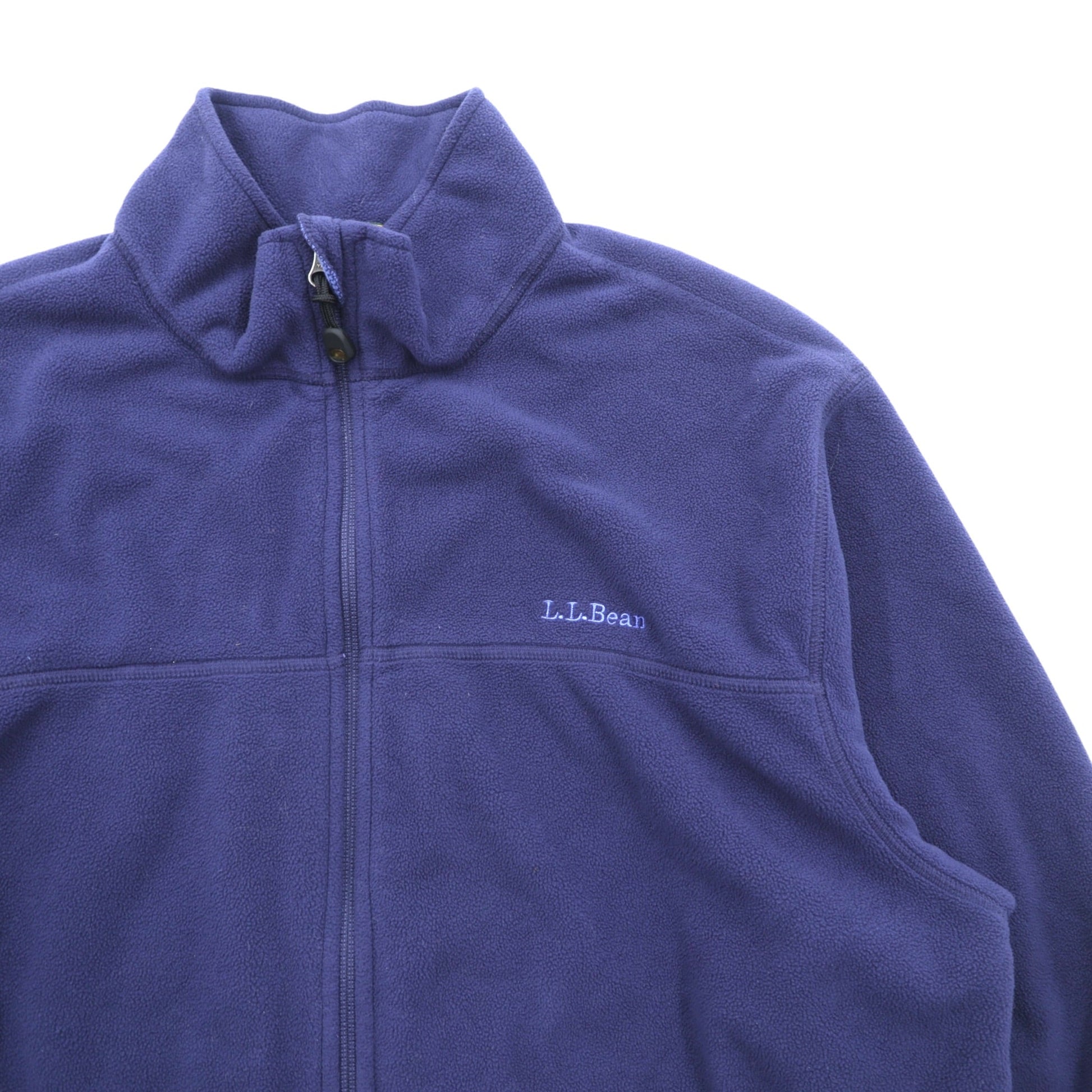 L.L.Bean ポーラテック POLARTEC フルジップ フリースジャケット L ネイビー ポリエステル AFW4