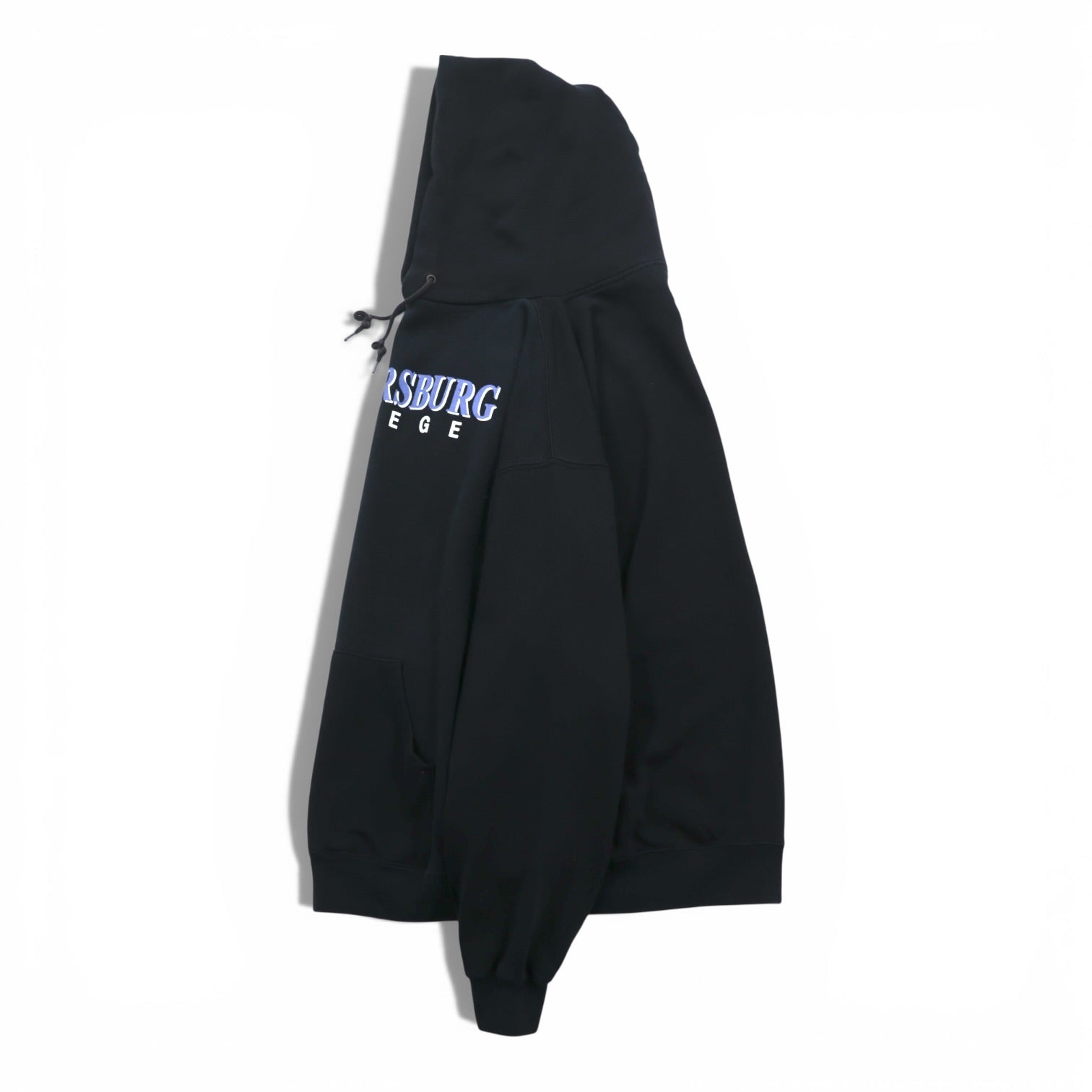 JANSPORT 90年代 ビッグサイズ カレッジプリント パーカー 2XL ブラック フロント カンガルーポケット ST. PETERSBURG