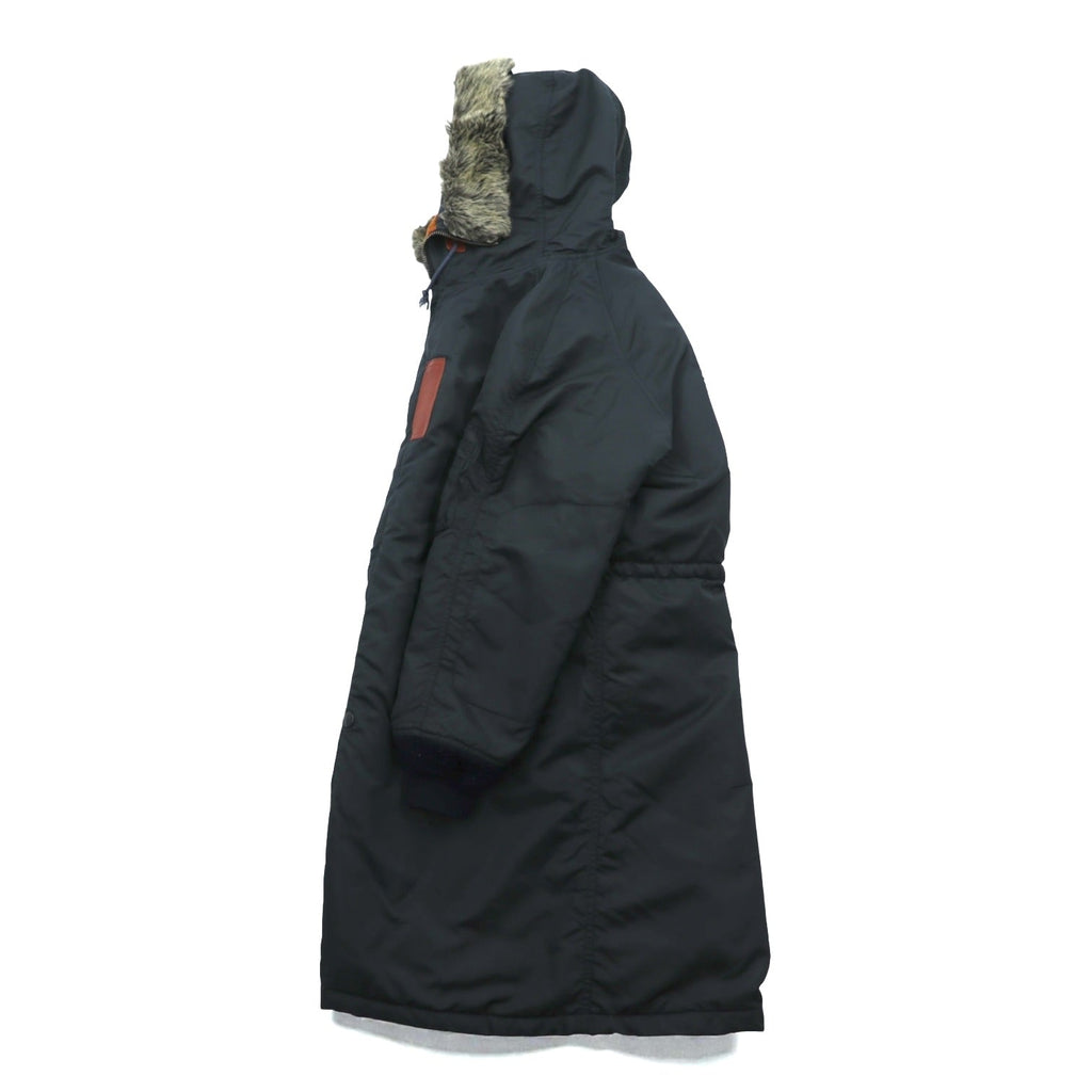 MONSIEUR NICOLE 90年代 日本製 ヴィンテージ N-3B フライトジャケット ロングコート XL ナイロン 中綿 ドローコード NICOLE CLUB WORKERS