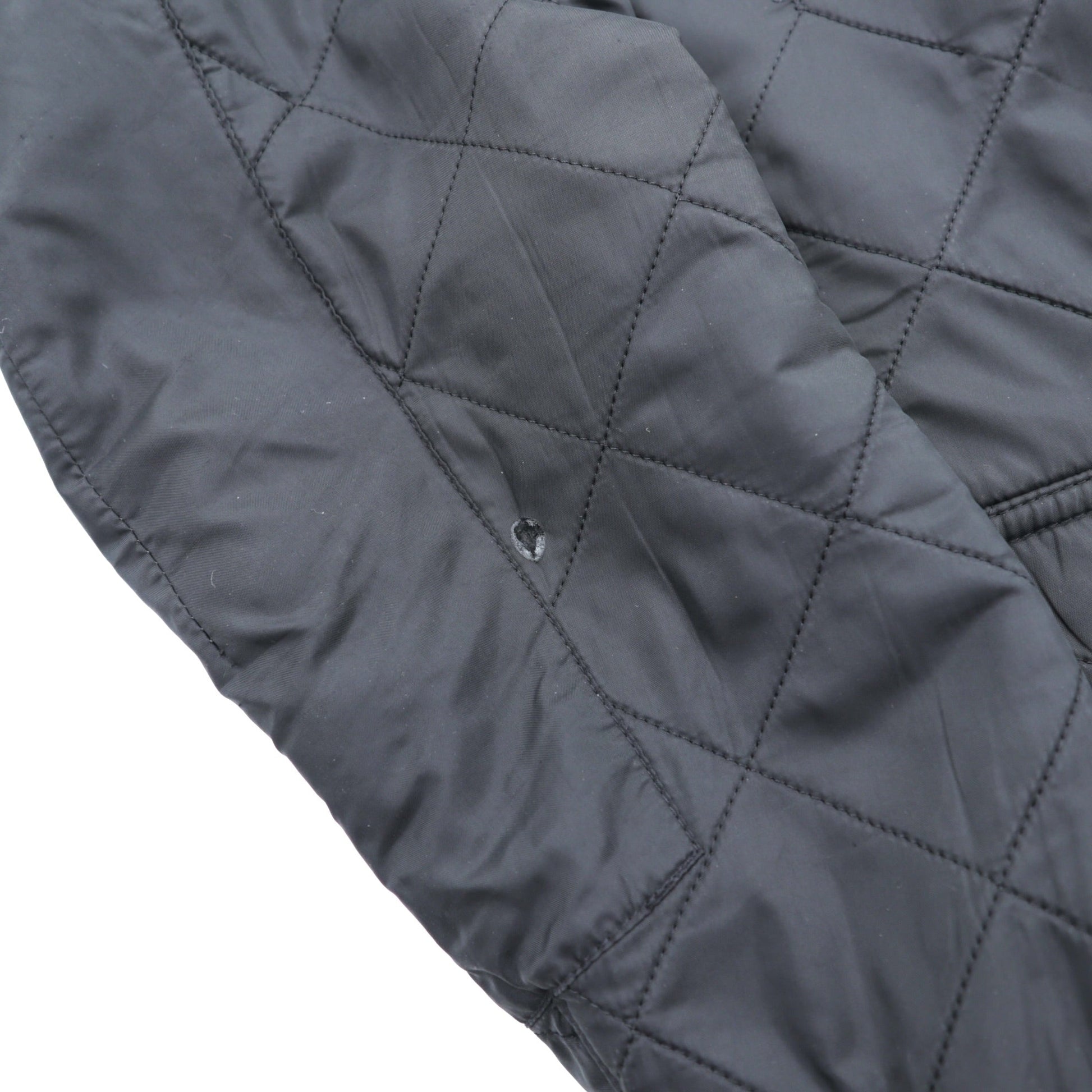 Barbour INTERNATIONAL インターナショナル モーターサイクルジャケット L ブラック キルティング ARIEL POLARQUILT MQU0365BK91