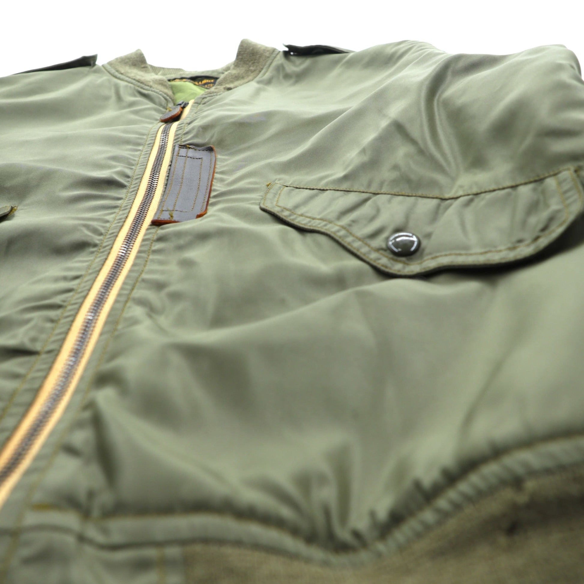 THE REAL McCOY'S L-2 フライトジャケット L ナイロン USAF CONMARジップ AMERICAN PAD & TEXTILE CO レプリカ 50年代 復刻 MIL-J-5391