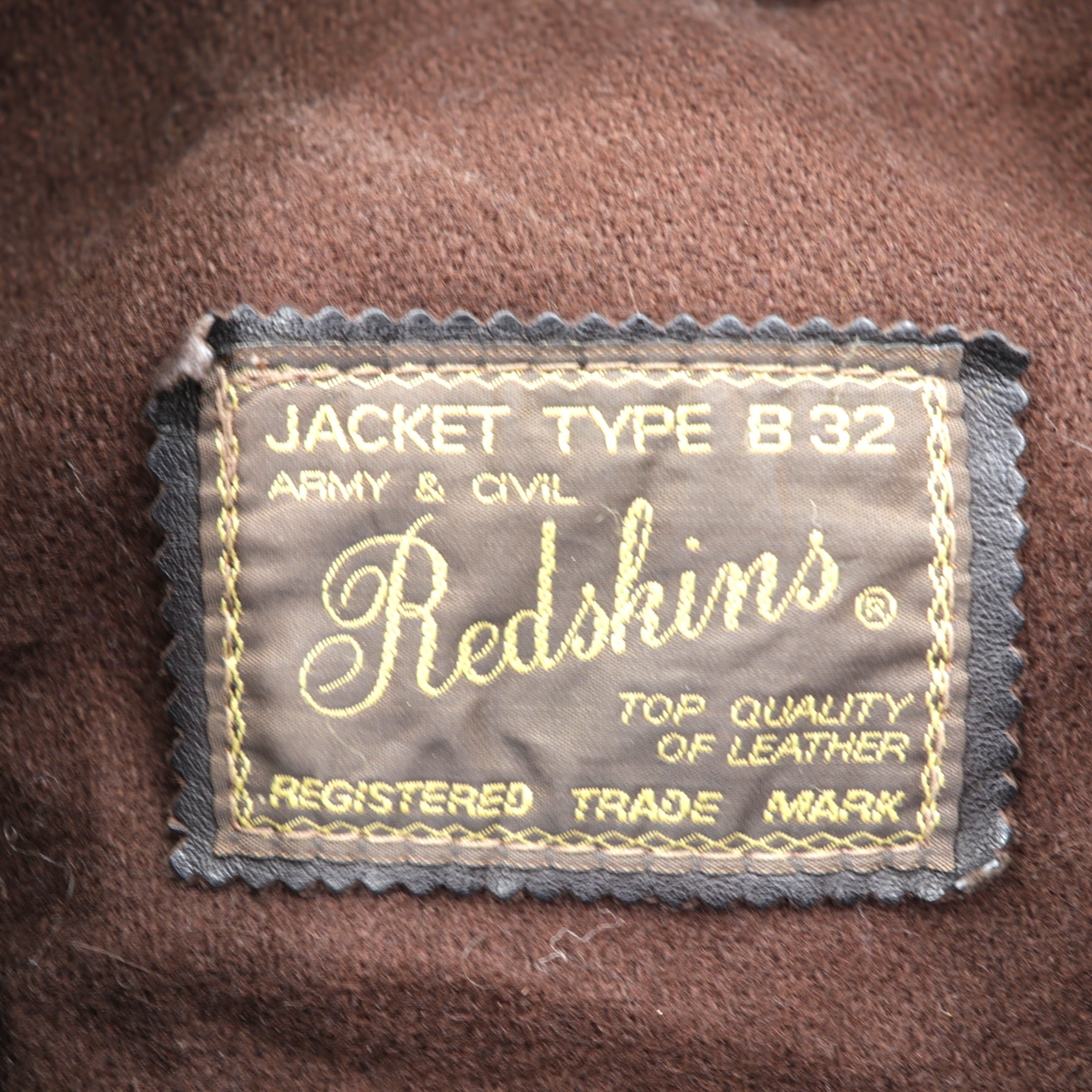 REDSKINS 90年代 ユーロヴィンテージ レザー ファイヤーマンジャケット カーコート XL B-32 ARMY & CIVIL レザー 本革