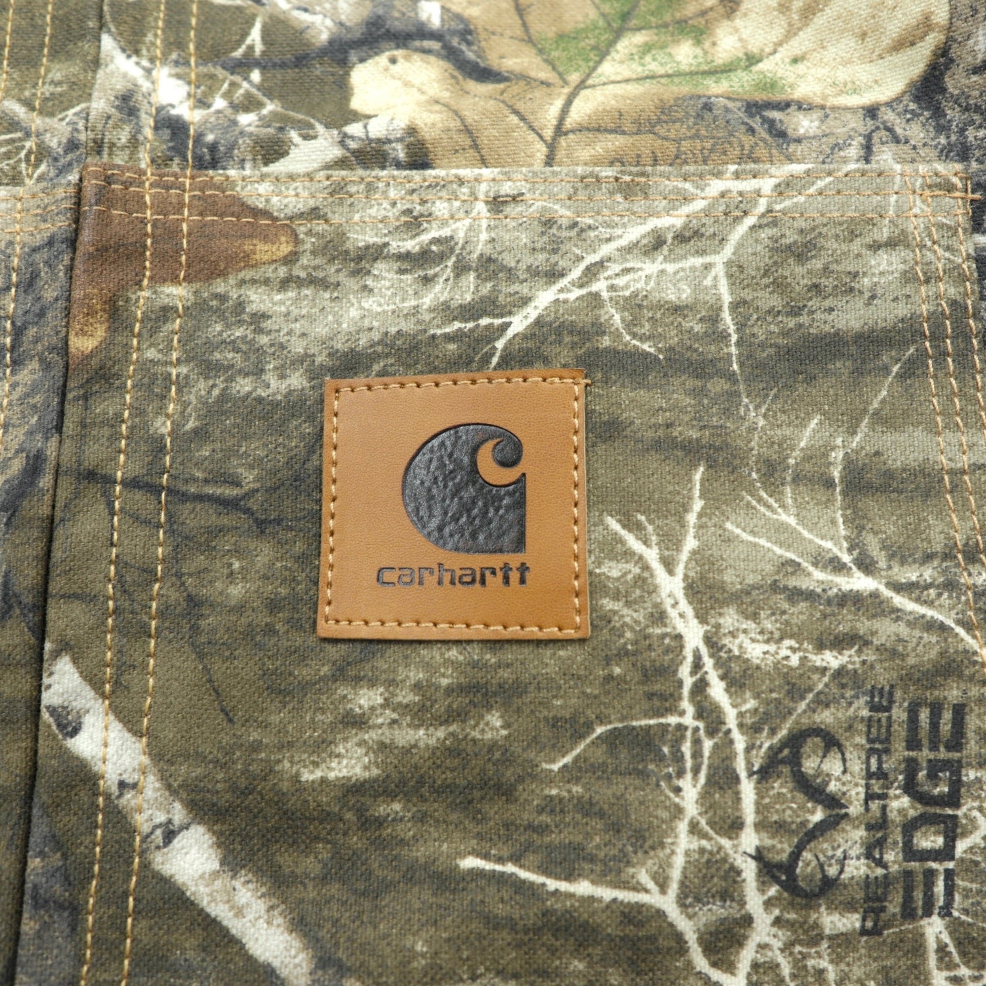 carhartt リメイク 再構築 リアルツリーカモ アクティブジャケット パーカー ブルゾン L カーキ コットン