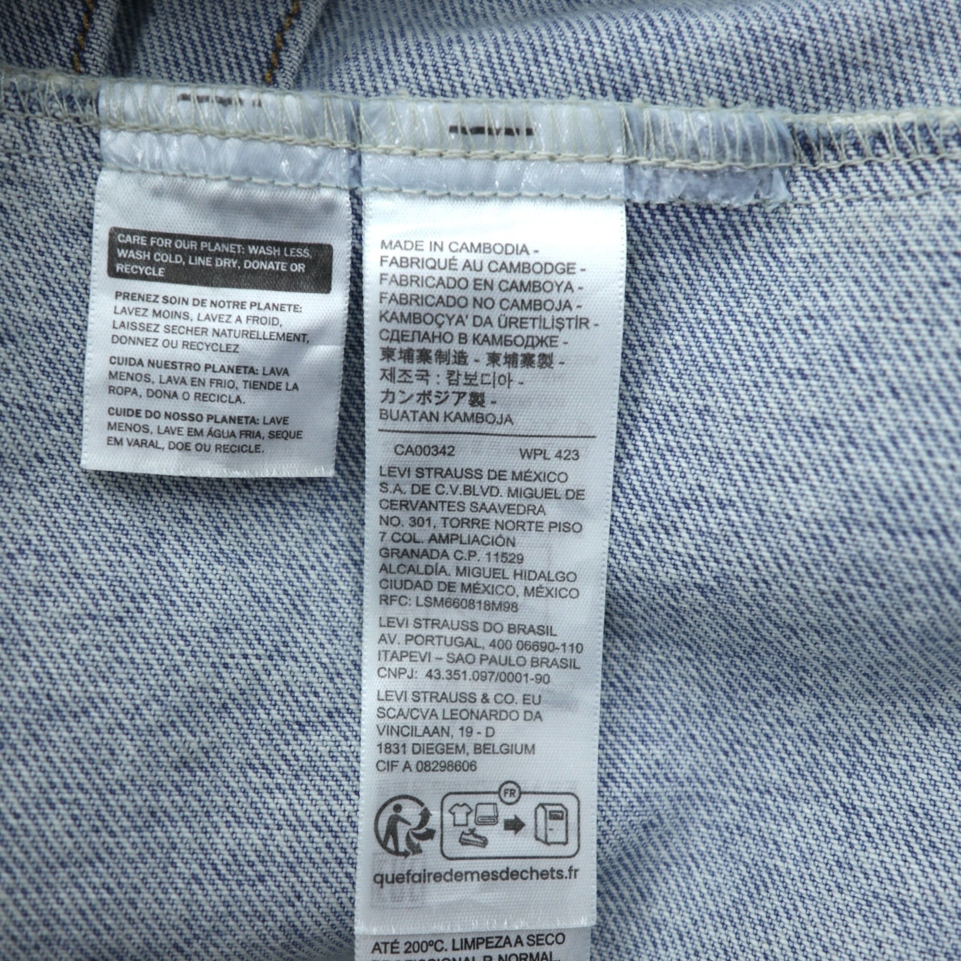 Levi's 1st タイプ 大戦モデル ビッグE デニムジャケット Gジャン S ビッグサイズ シンチバック TYPE 1 A3174-0006 LIGHT WASH ダメージ加工 ダブルプリーツ リラックスフィット レザーパッチ