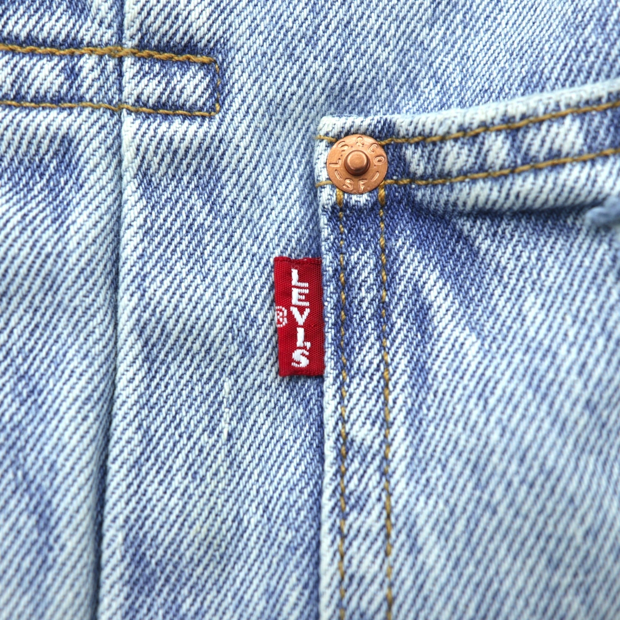 Levi's 1st タイプ 大戦モデル ビッグE デニムジャケット Gジャン S ビッグサイズ シンチバック TYPE 1 A3174-0006 LIGHT WASH ダメージ加工 ダブルプリーツ リラックスフィット レザーパッチ