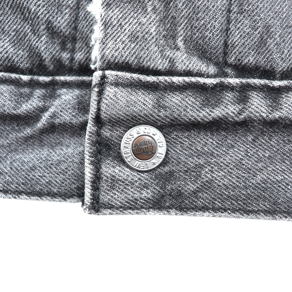 Levi's シェルパ トラッカージャケット 裏ボア デニムジャケット Gジャン M ビッグサイズ Silver Tab シルバータブ A3180-0005