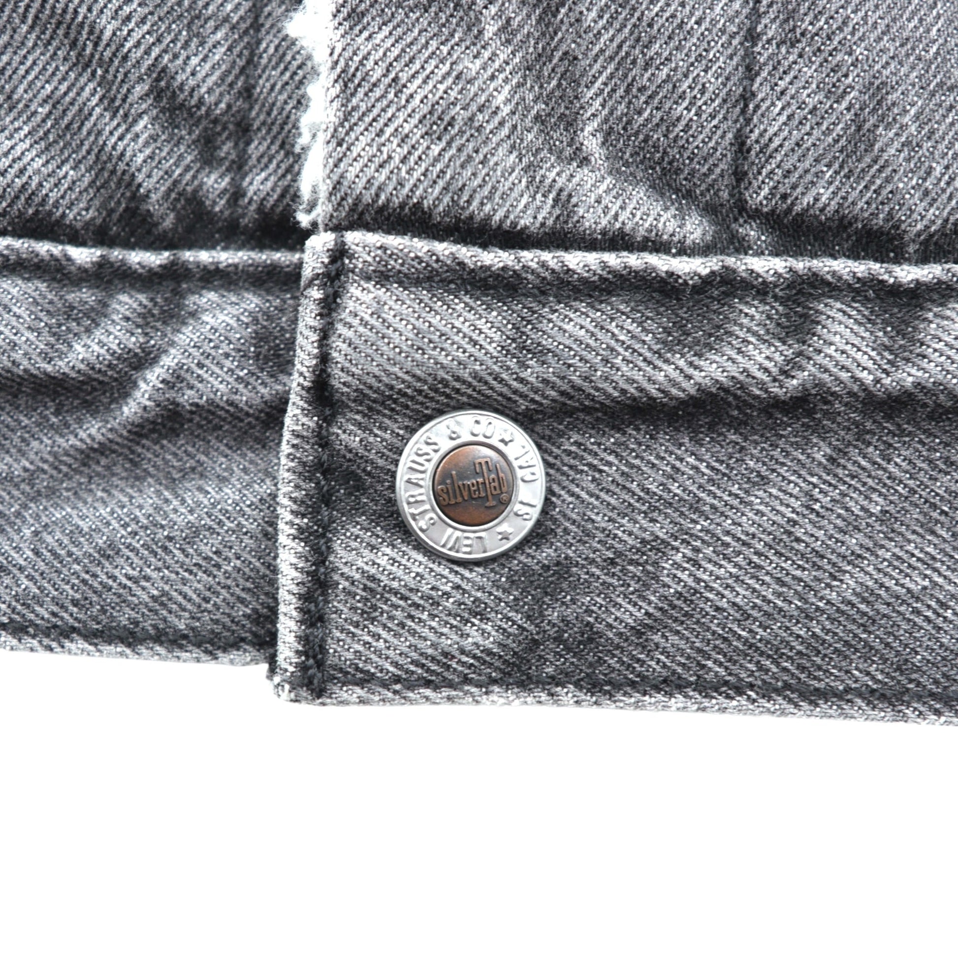 Levi's シェルパ トラッカージャケット 裏ボア デニムジャケット Gジャン M ビッグサイズ Silver Tab シルバータブ A3180-0005
