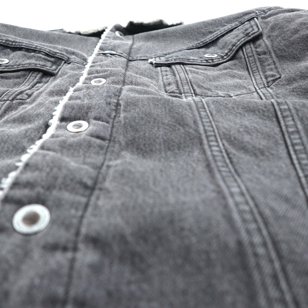 Levi's シェルパ トラッカージャケット 裏ボア デニムジャケット Gジャン M ビッグサイズ Silver Tab シルバータブ A3180-0005