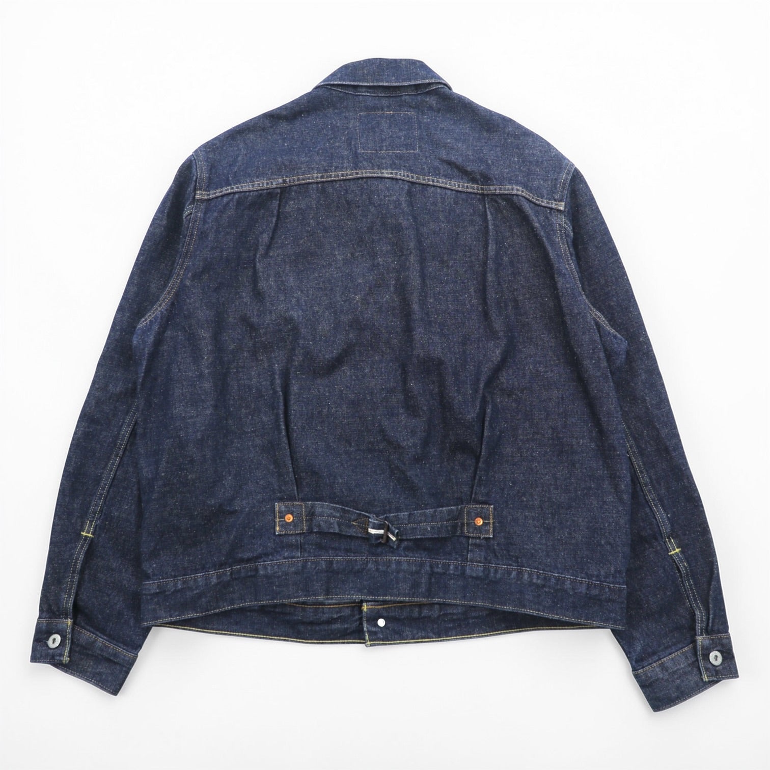 Levi's 大戦モデル 1st タイプ ビッグE デニムジャケット 赤耳 Gジャン L セルビッジ TYPEⅠ ダブルプリーツ シンチバック 濃紺 リジッド PREMIUM A3174-0002